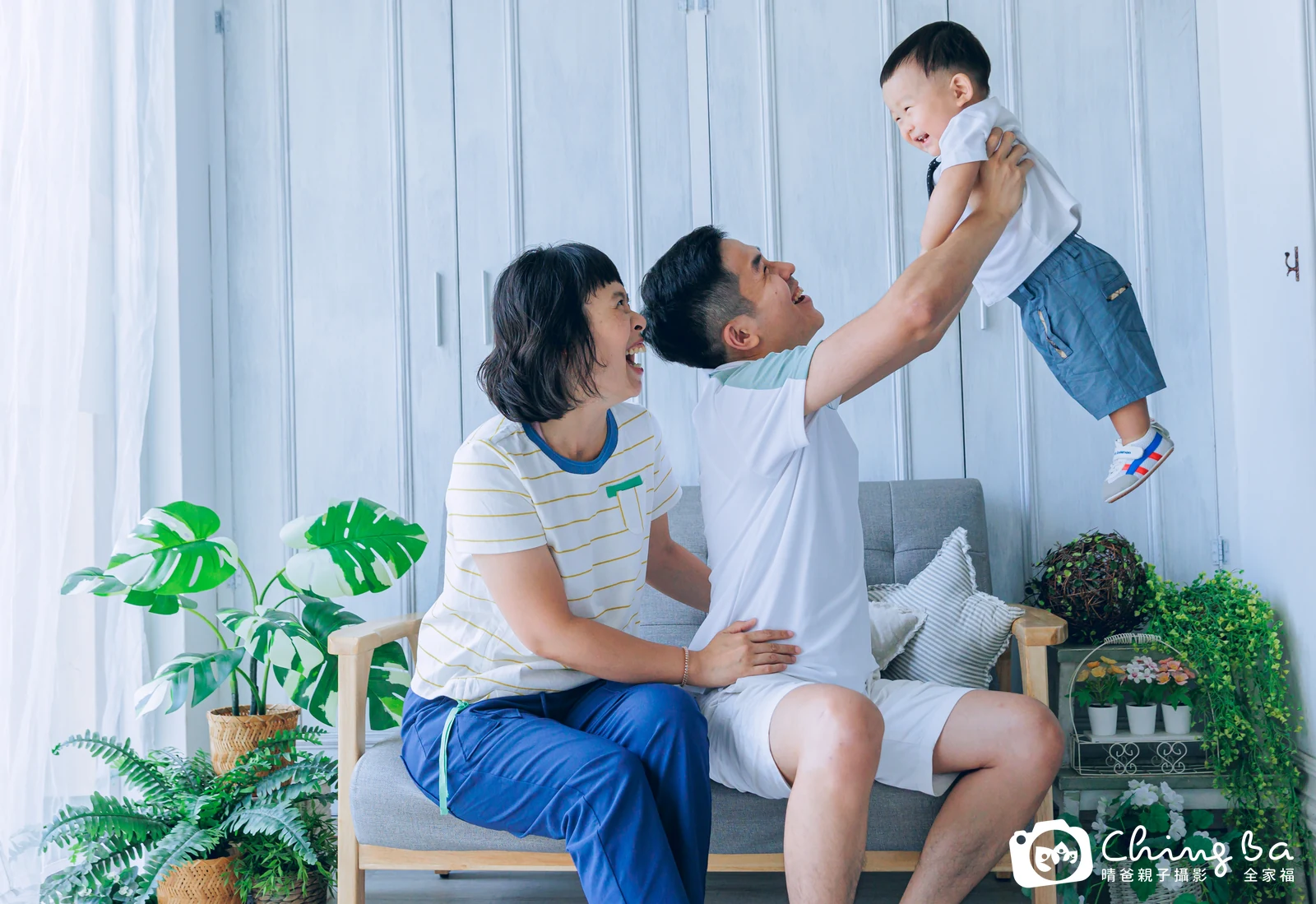 松松 1 歲寶貝 台中小家庭抓周紀念照｜晴爸親子攝影