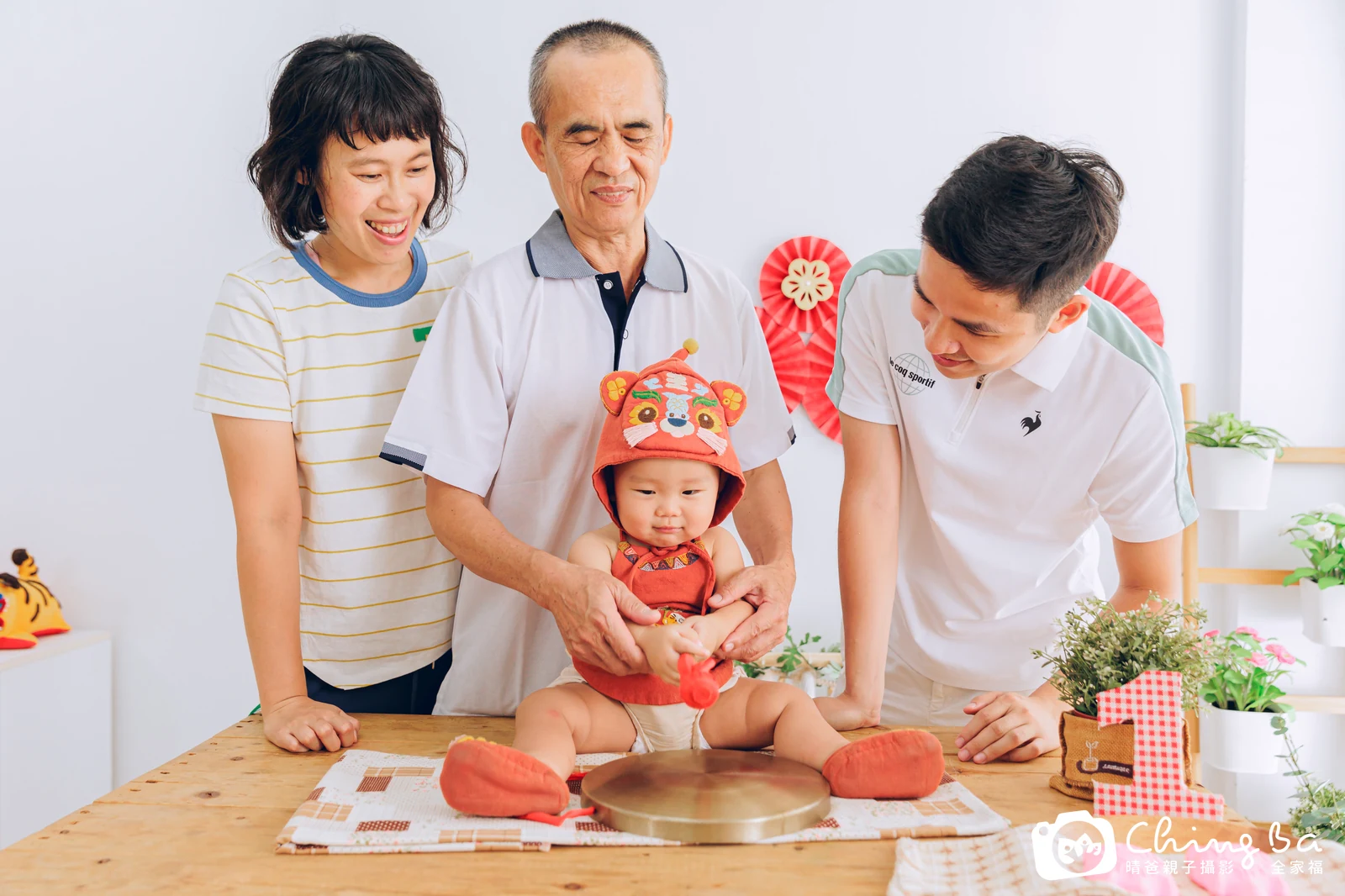 松松的抓周時光——晴爸親子攝影