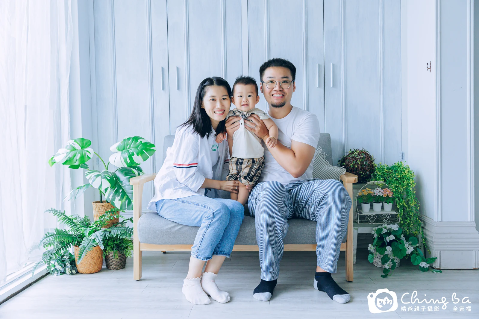霖 1 歲寶貝 台中小家庭抓周紀念照｜晴爸親子攝影