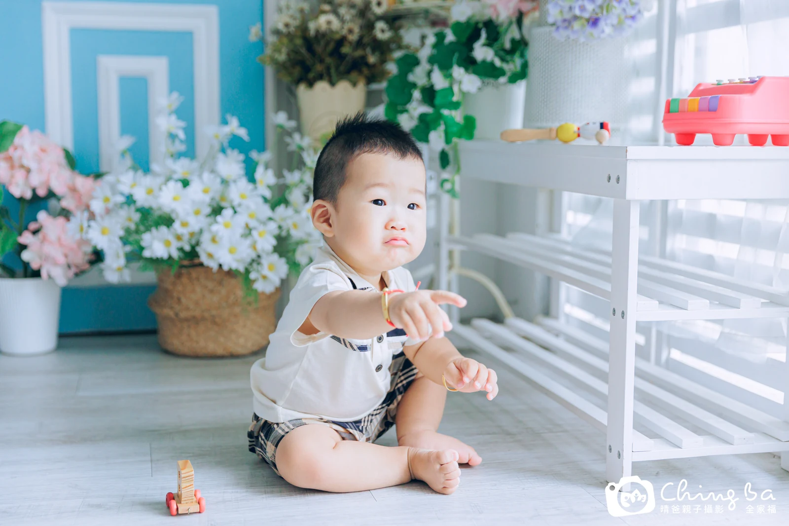 霖的抓周時光——晴爸親子攝影