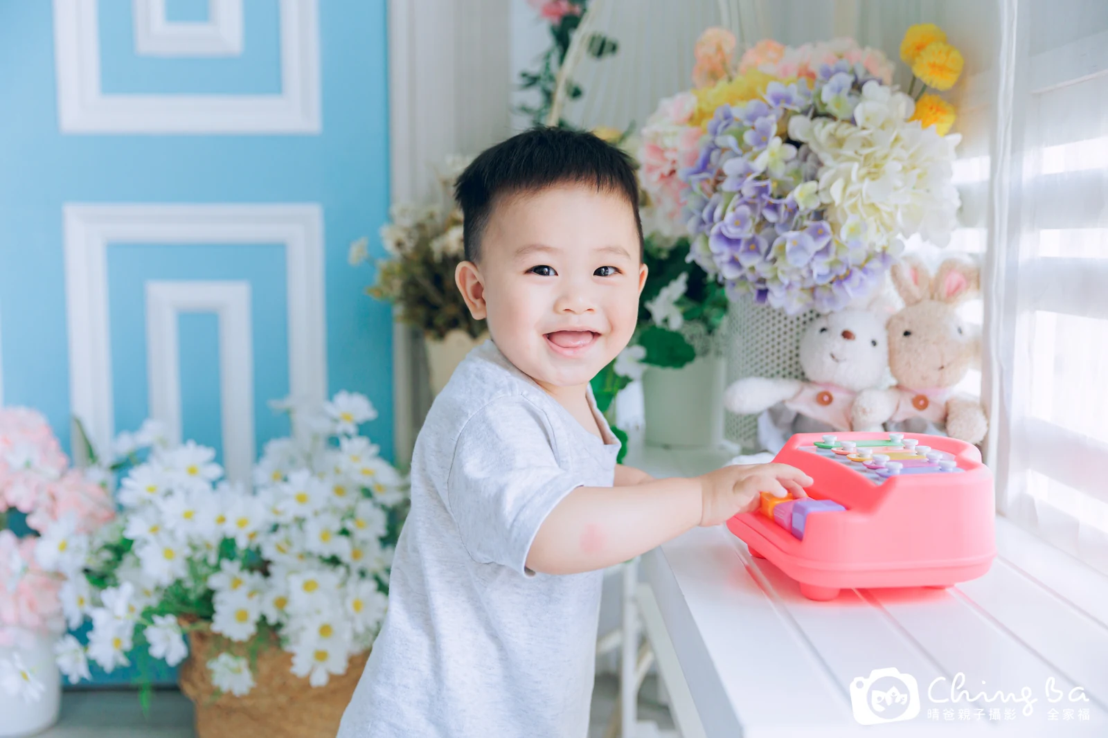 虎寶的抓周時光——晴爸親子攝影