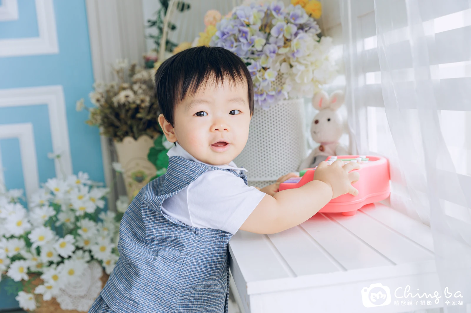 小謙的抓周時光——晴爸親子攝影
