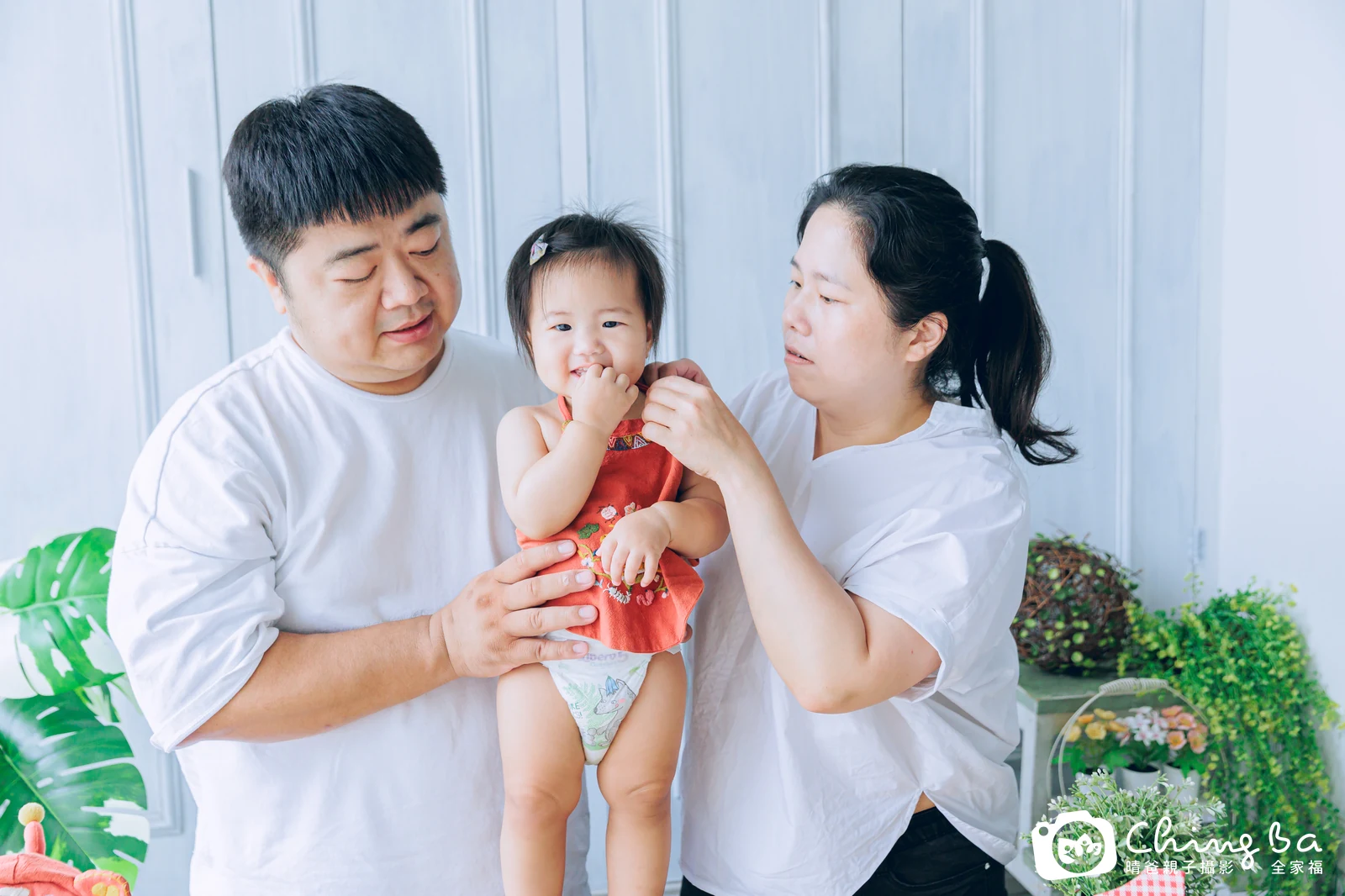 璿璿在台中拍小家庭抓周的珍貴一刻