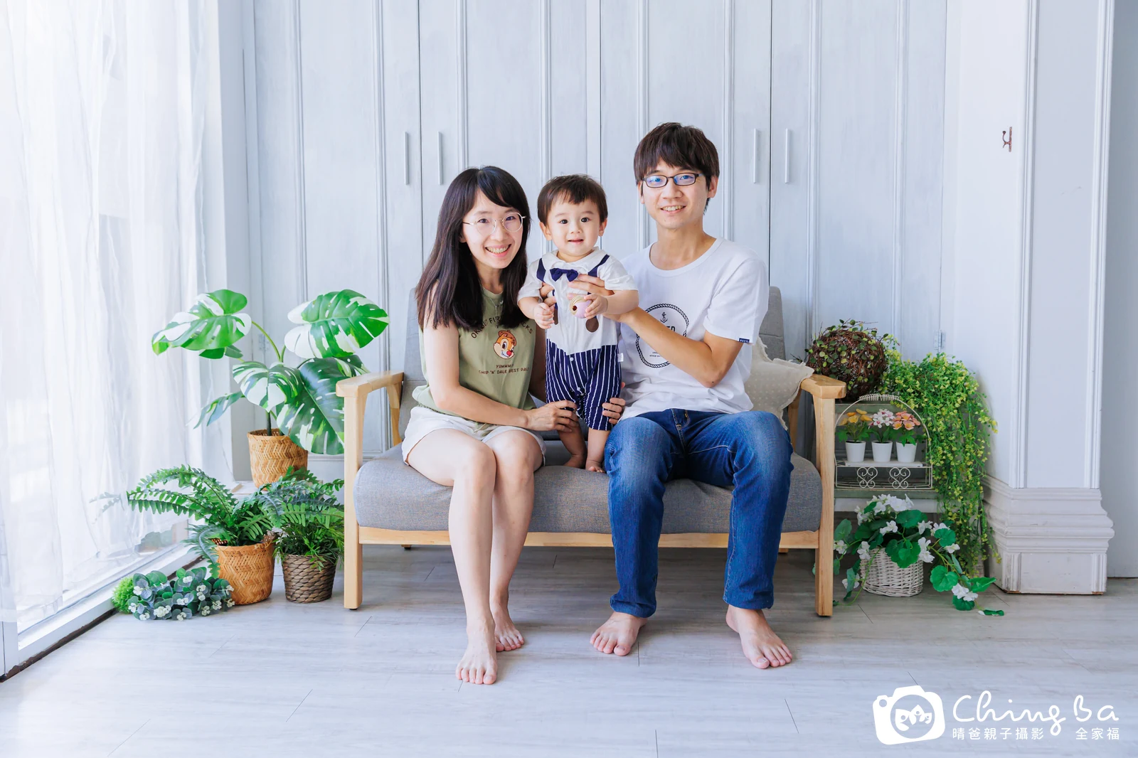 瑀 1 歲寶貝 台中小家庭抓周紀念照｜晴爸親子攝影