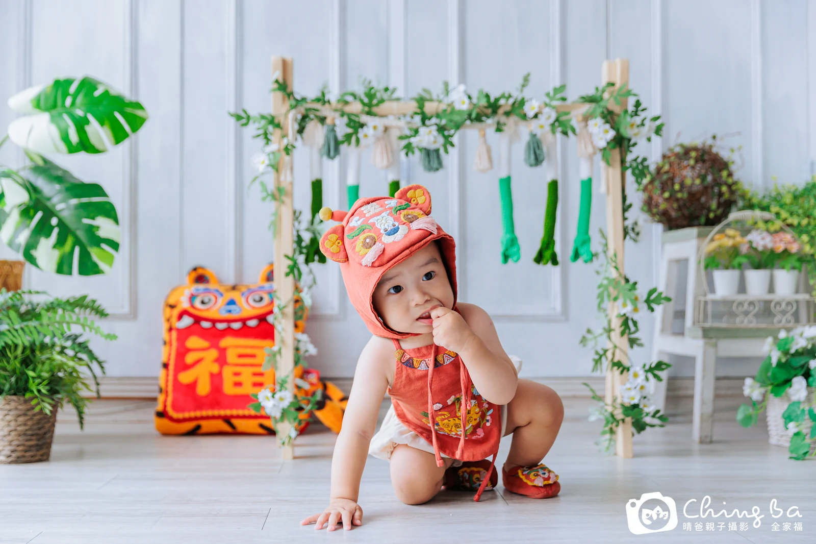騰騰的抓周時光——晴爸親子攝影