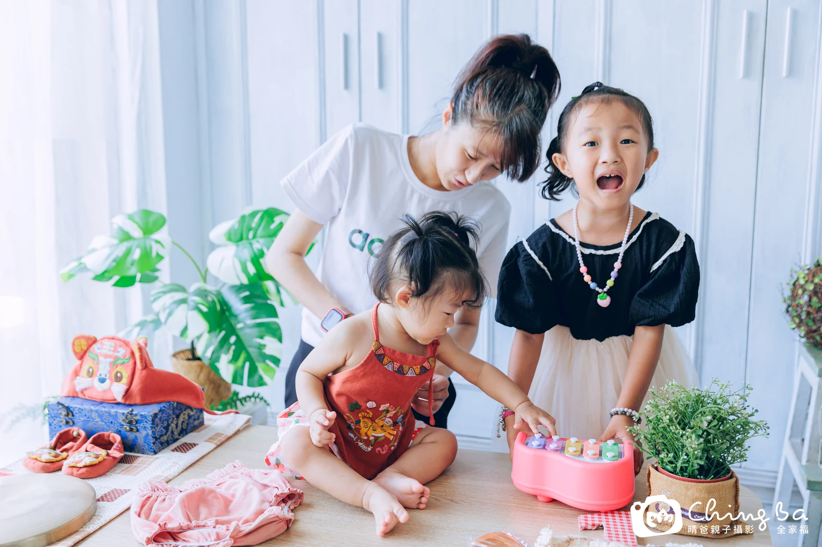 湄湄的抓周時光——晴爸親子攝影
