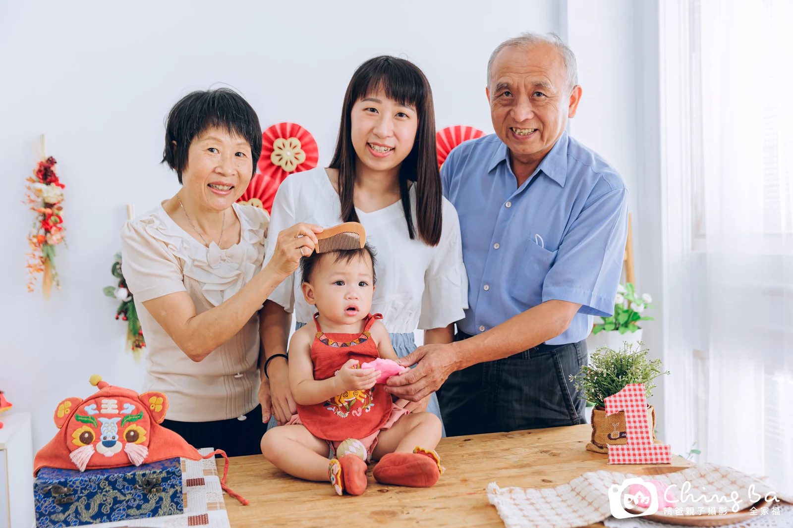Mia的抓周時光——晴爸親子攝影