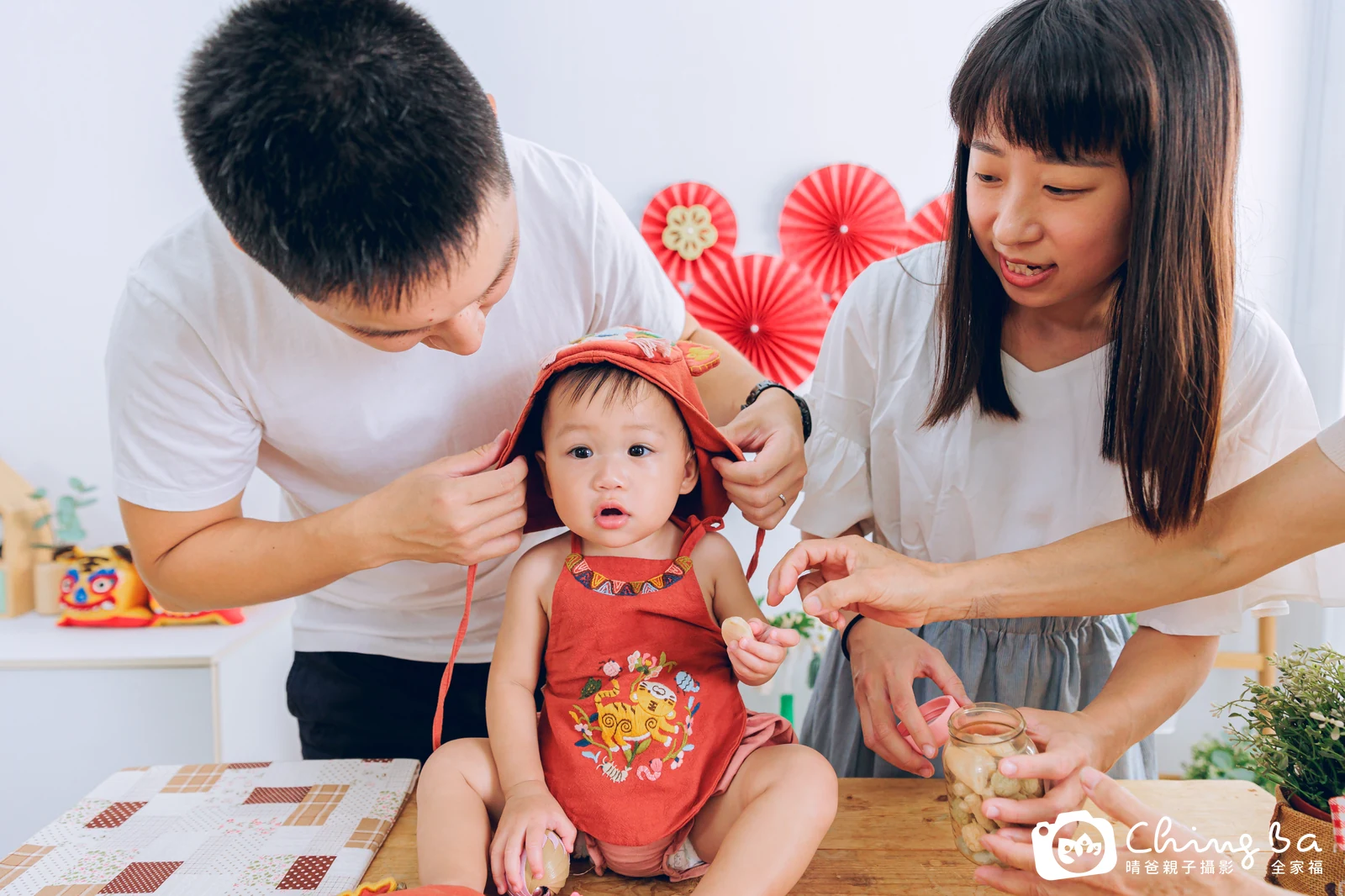 Mia周歲抓周儀式的紀錄（2023 年秋季・假日場）