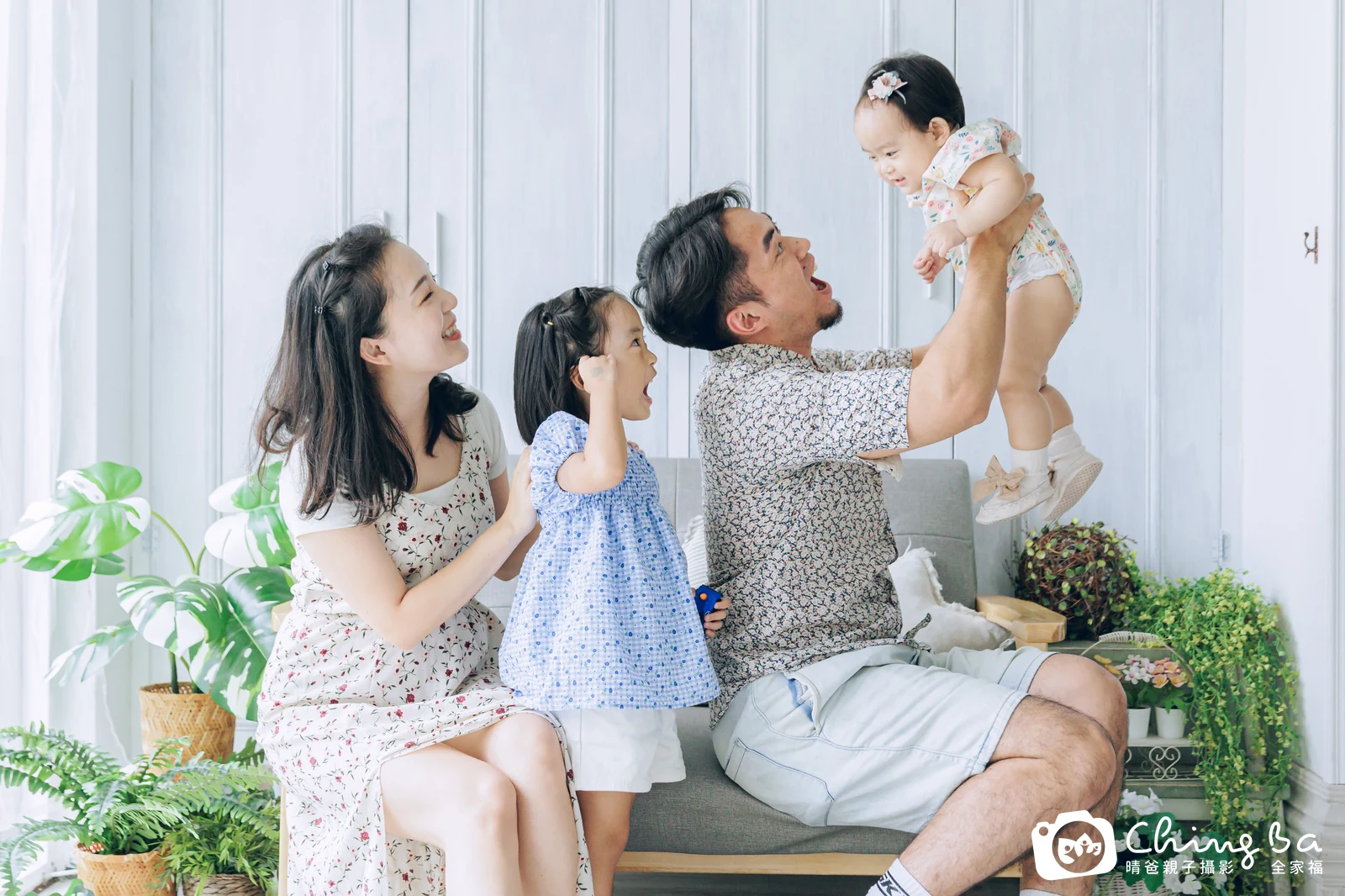 星星 1 歲寶貝 台中小家庭抓周紀念照｜晴爸親子攝影