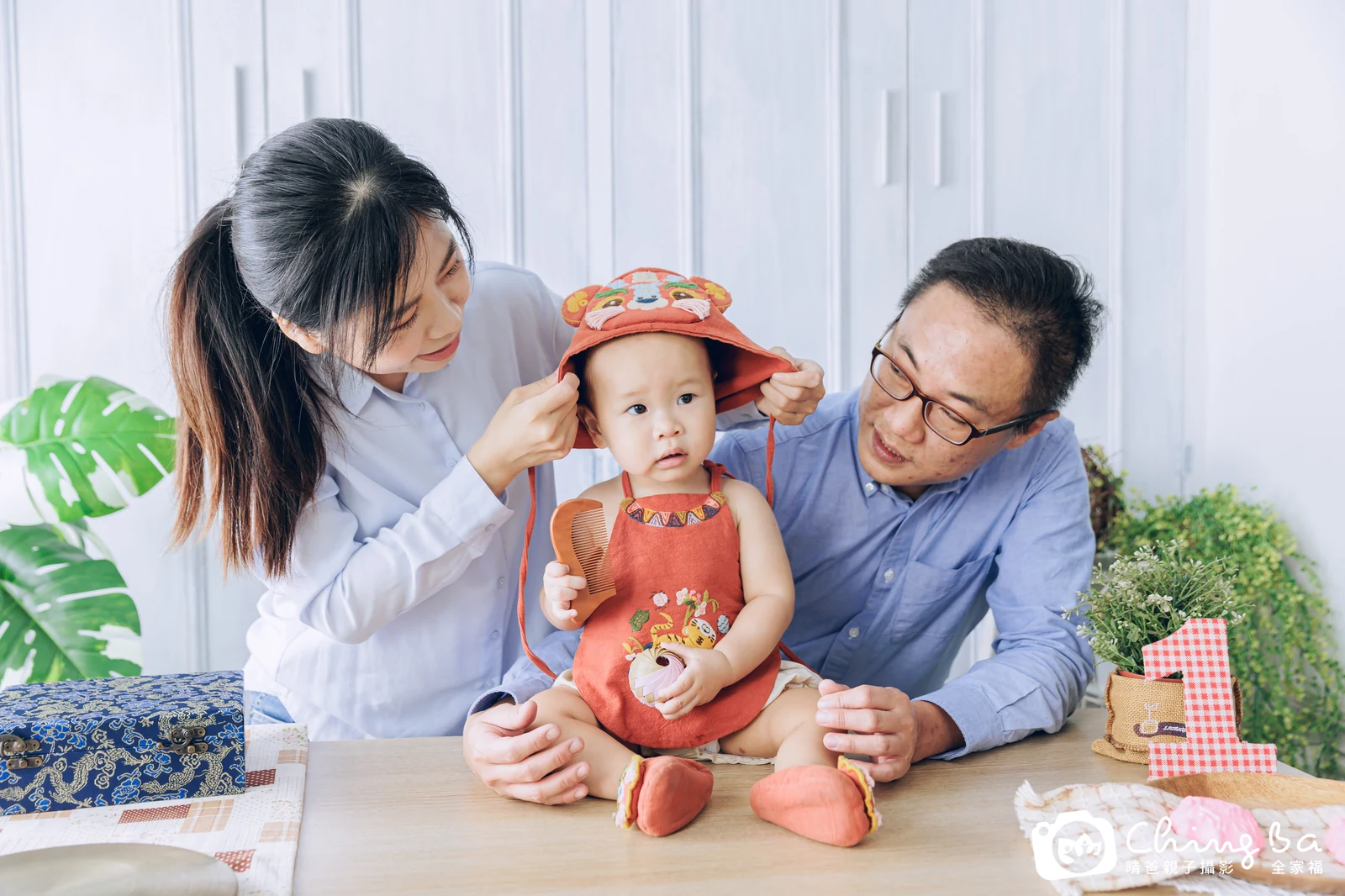 小波的抓周時光——晴爸親子攝影
