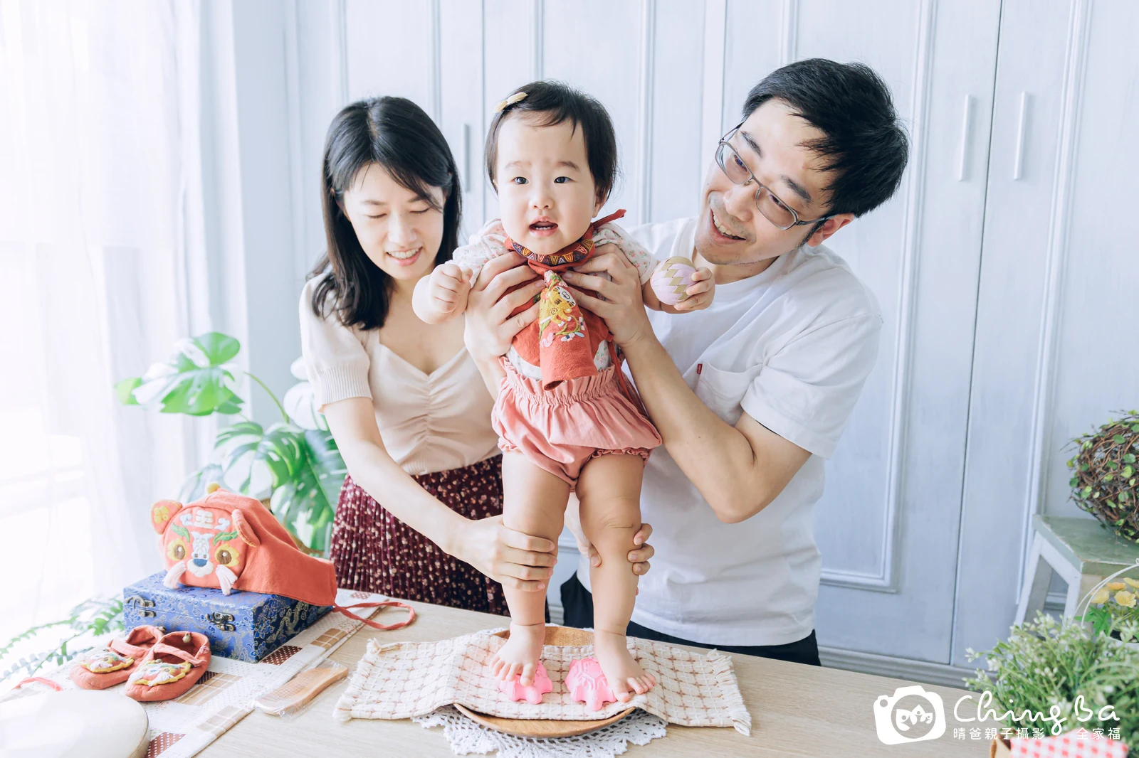 玥玥的抓周時光——晴爸親子攝影