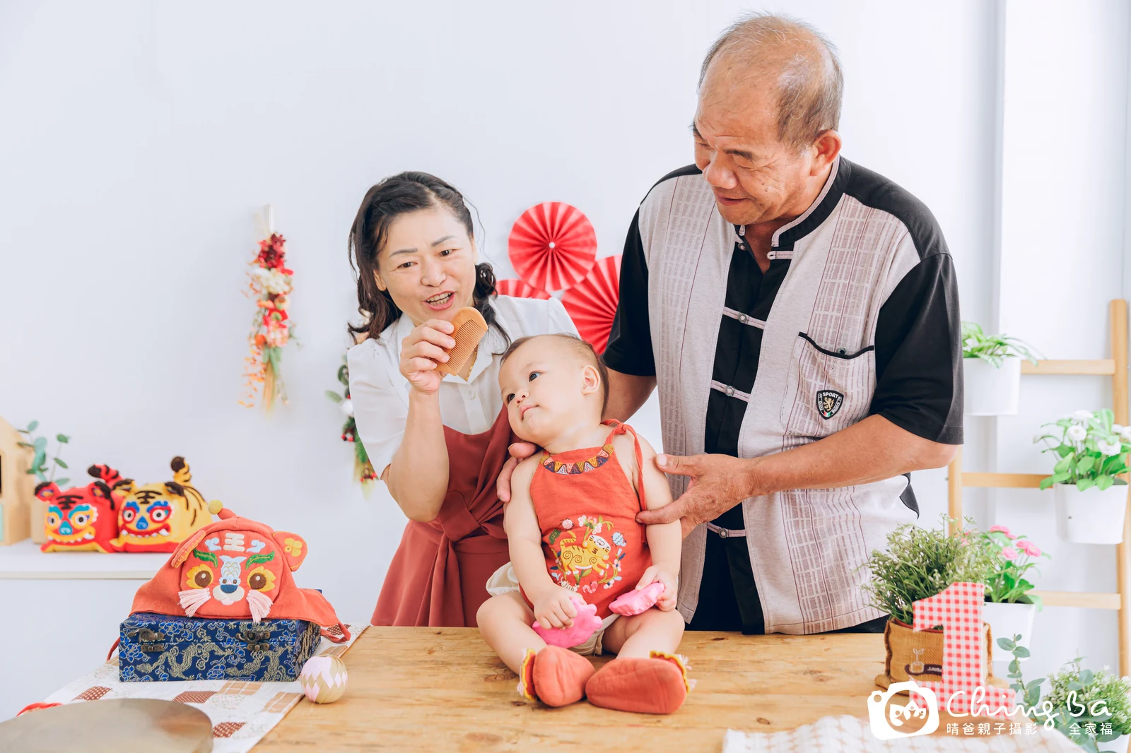 椪柑的抓周時光——晴爸親子攝影
