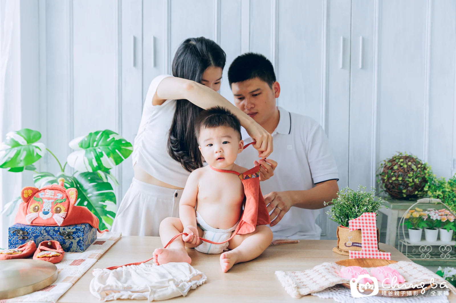 宬宬的抓周時光——晴爸親子攝影