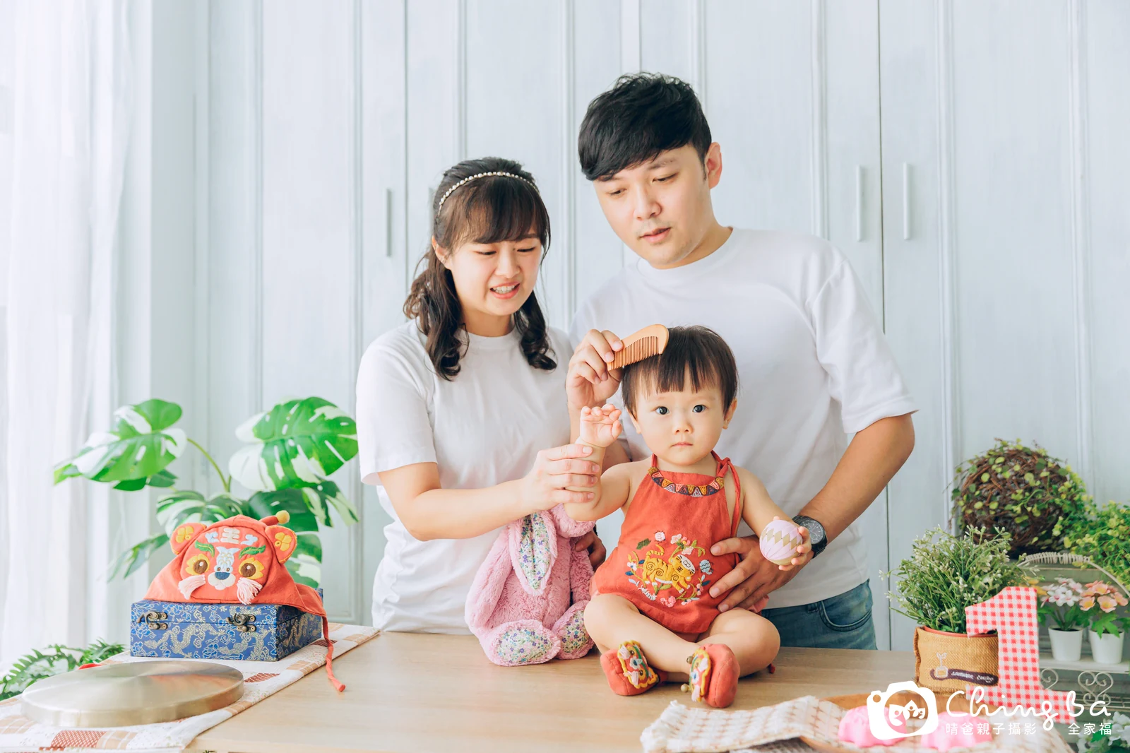 熊小妞的抓周時光——晴爸親子攝影