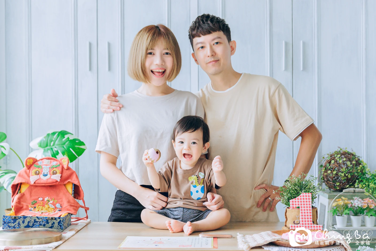 小米的抓周時光——晴爸親子攝影