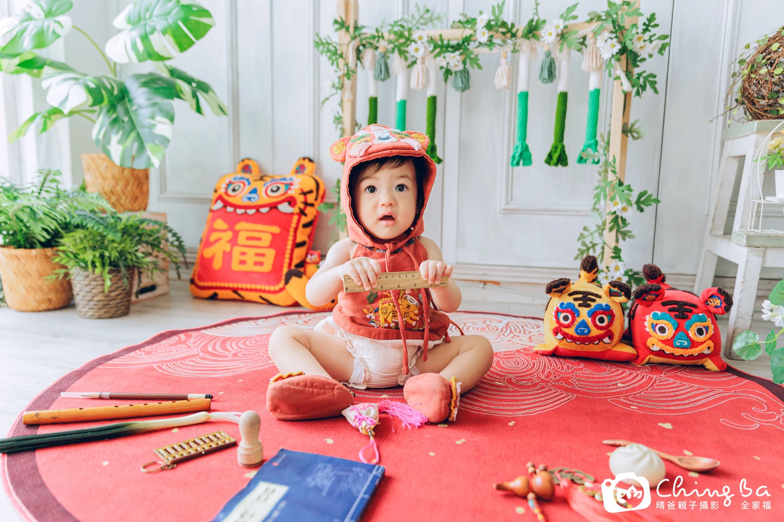 小米的抓周時光——晴爸親子攝影