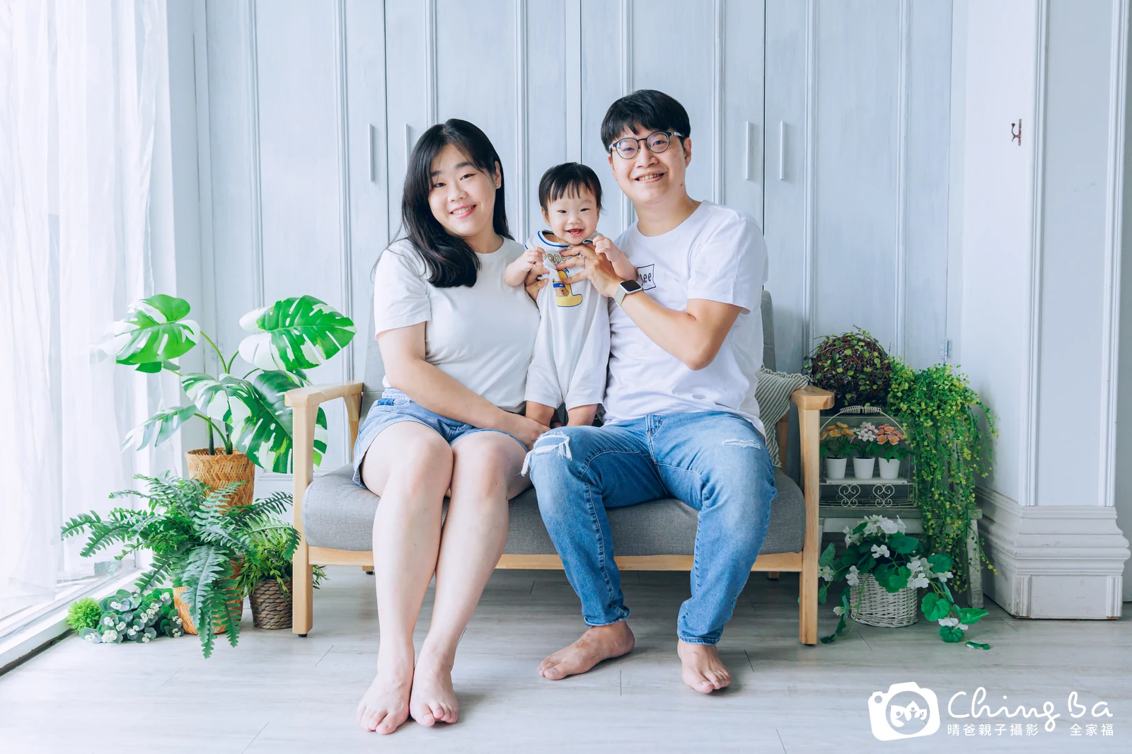晴 1 歲寶貝 台中小家庭抓周紀念照｜晴爸親子攝影