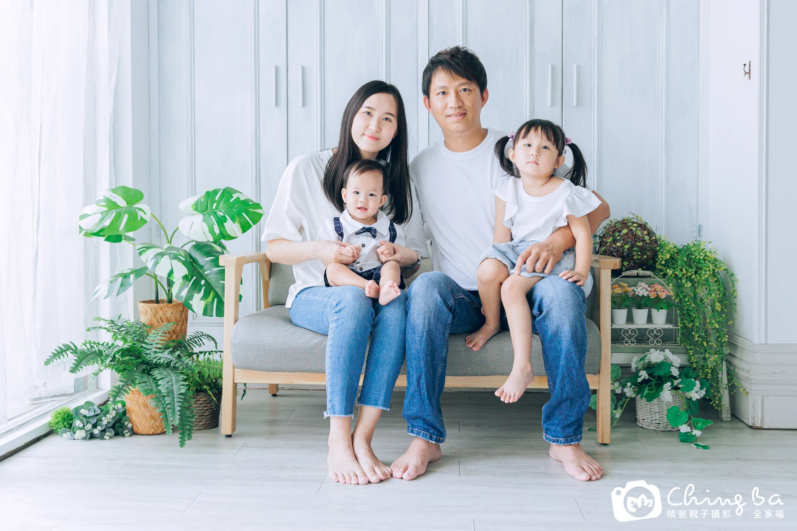 瑞瑞的台中小家庭抓周拍攝現場