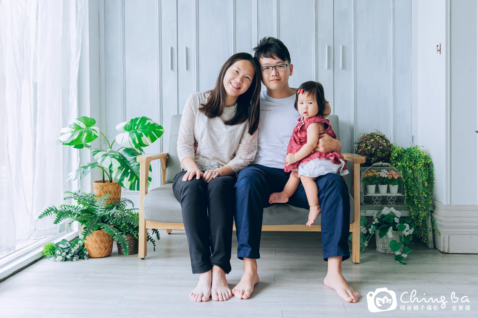 玧 1 歲寶貝 台中小家庭抓周紀念照｜晴爸親子攝影