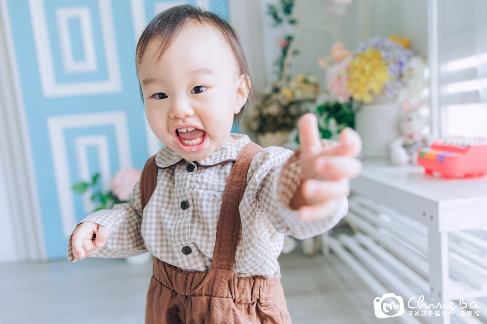 胖虎的抓周時光——晴爸親子攝影