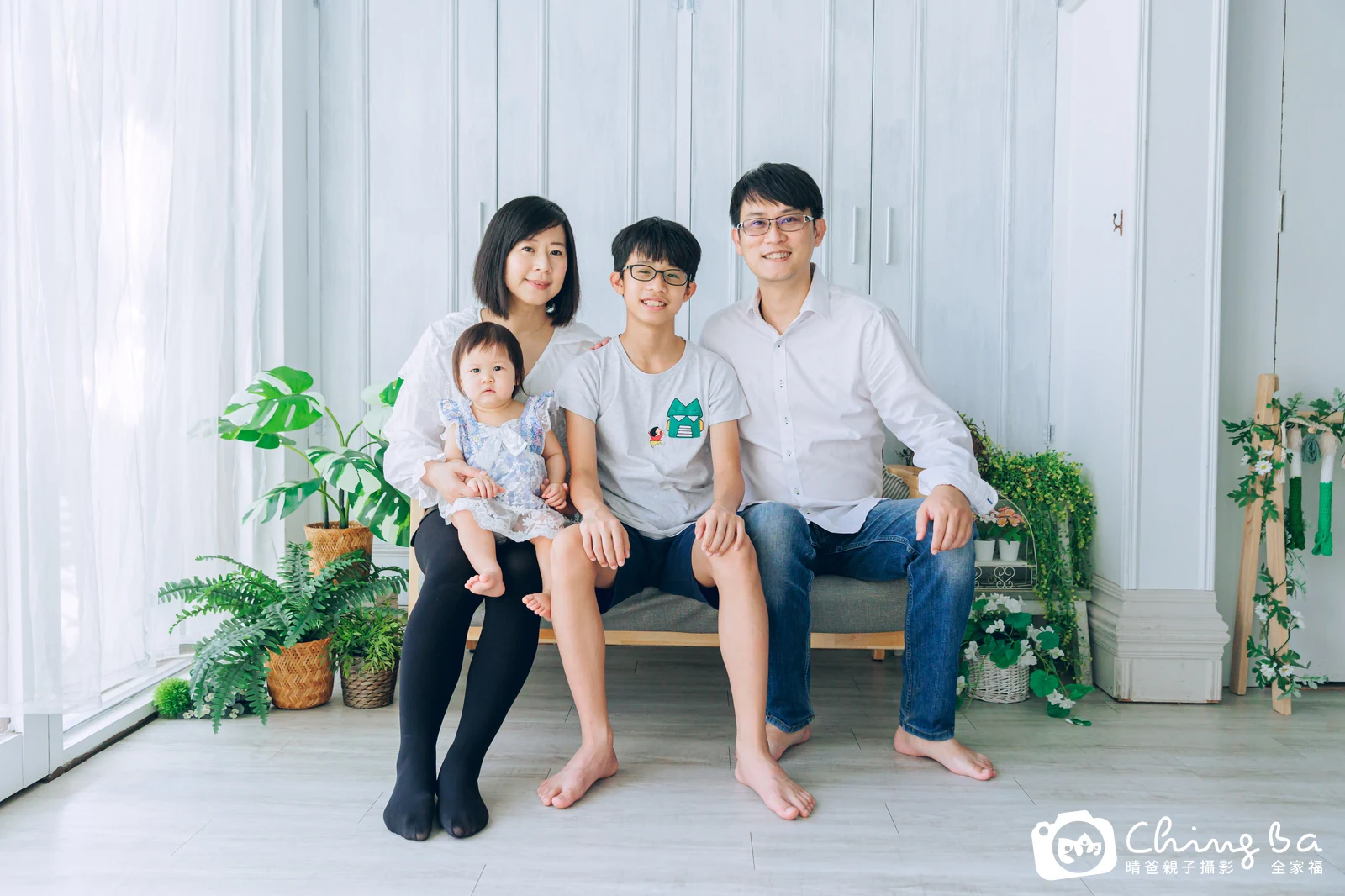 瑄瑄的台中小家庭抓周拍攝現場