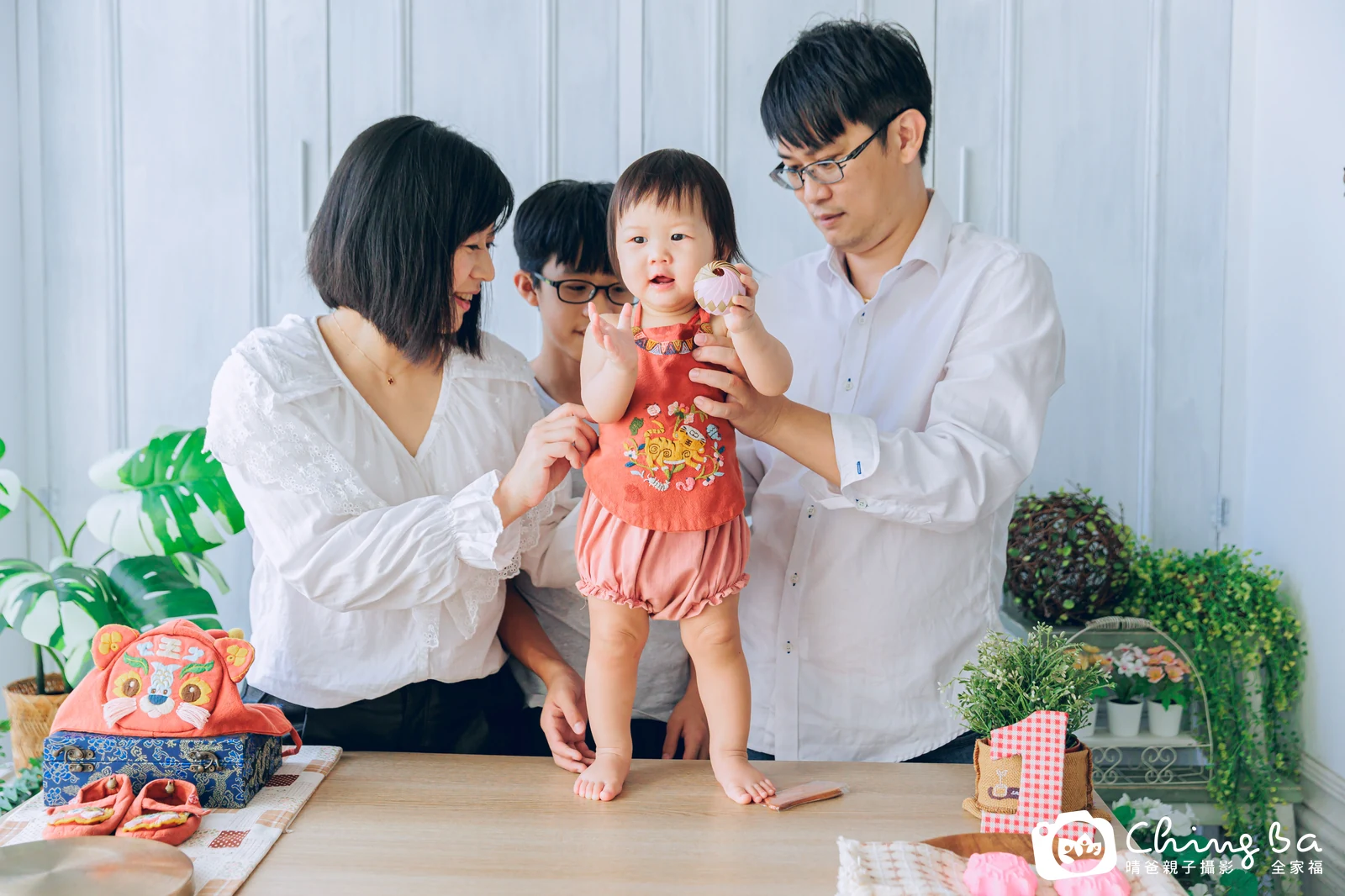 瑄瑄的抓周時光——晴爸親子攝影