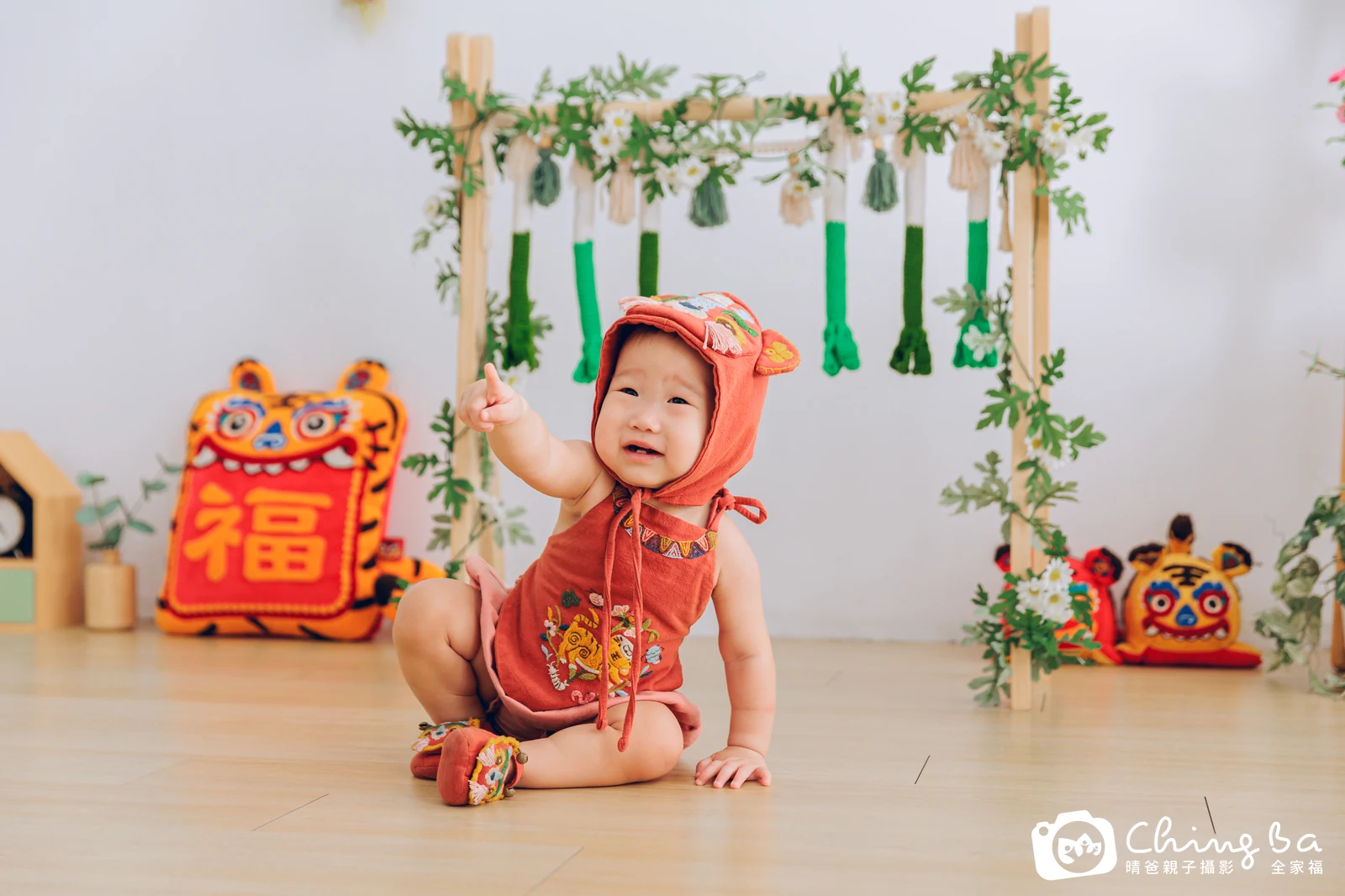 芮芮在台中拍小家庭抓周的珍貴一刻