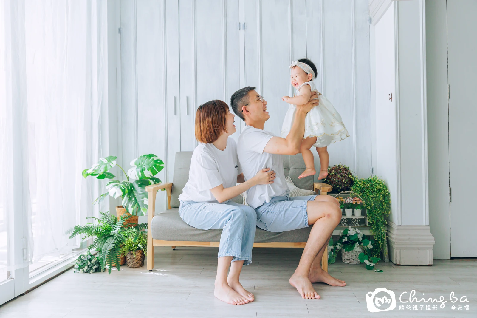 大發 1 歲寶貝 台中小家庭抓周紀念照｜晴爸親子攝影