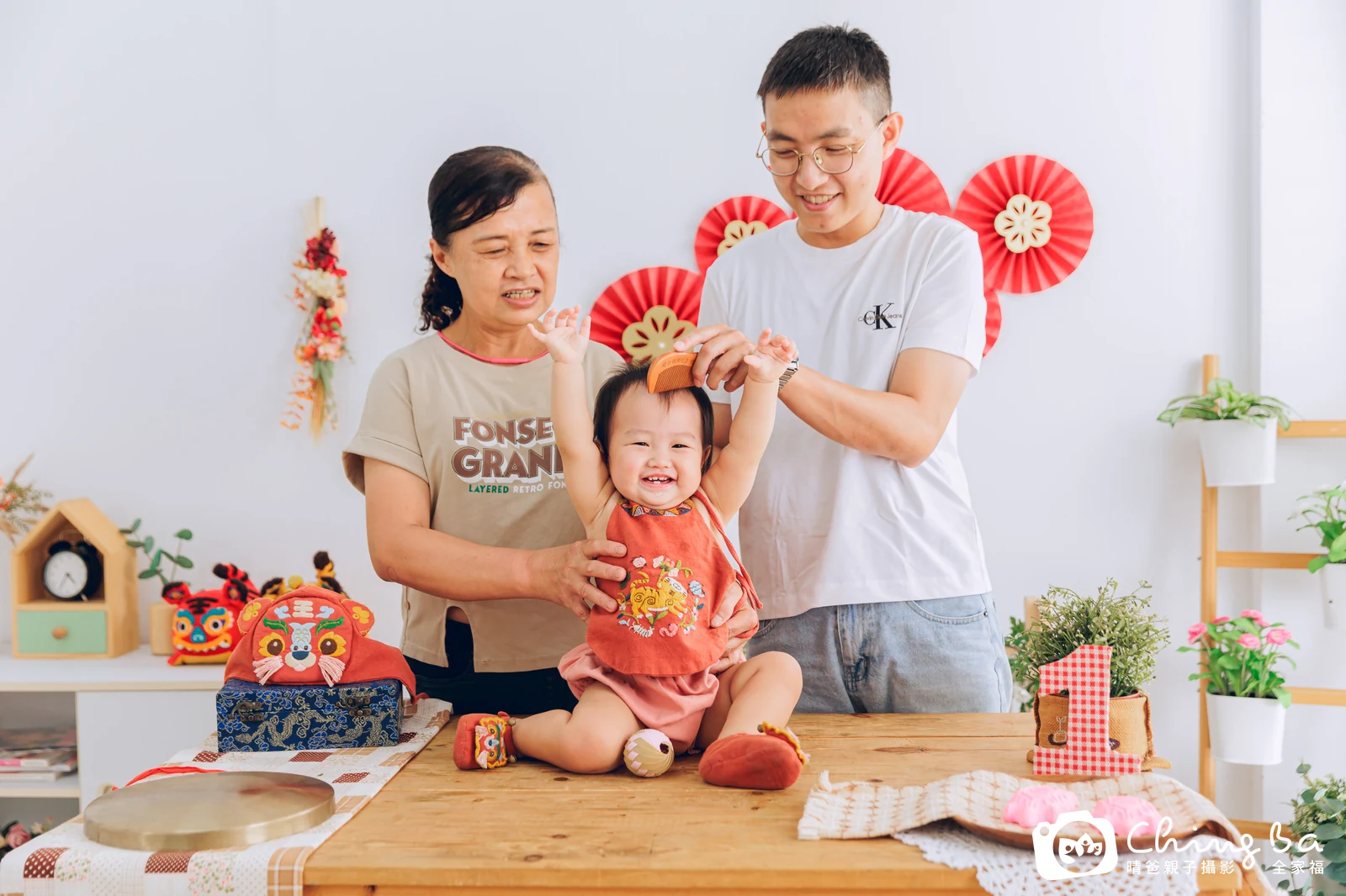 大發的抓周時光——晴爸親子攝影