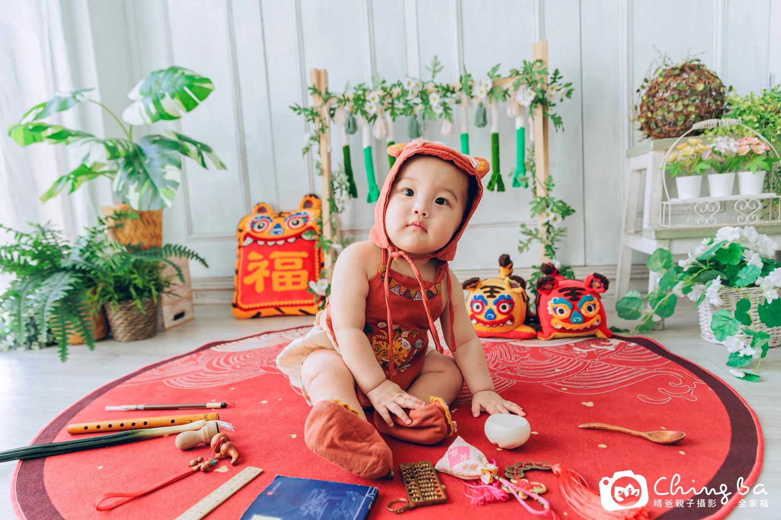 利的抓周時光——晴爸親子攝影