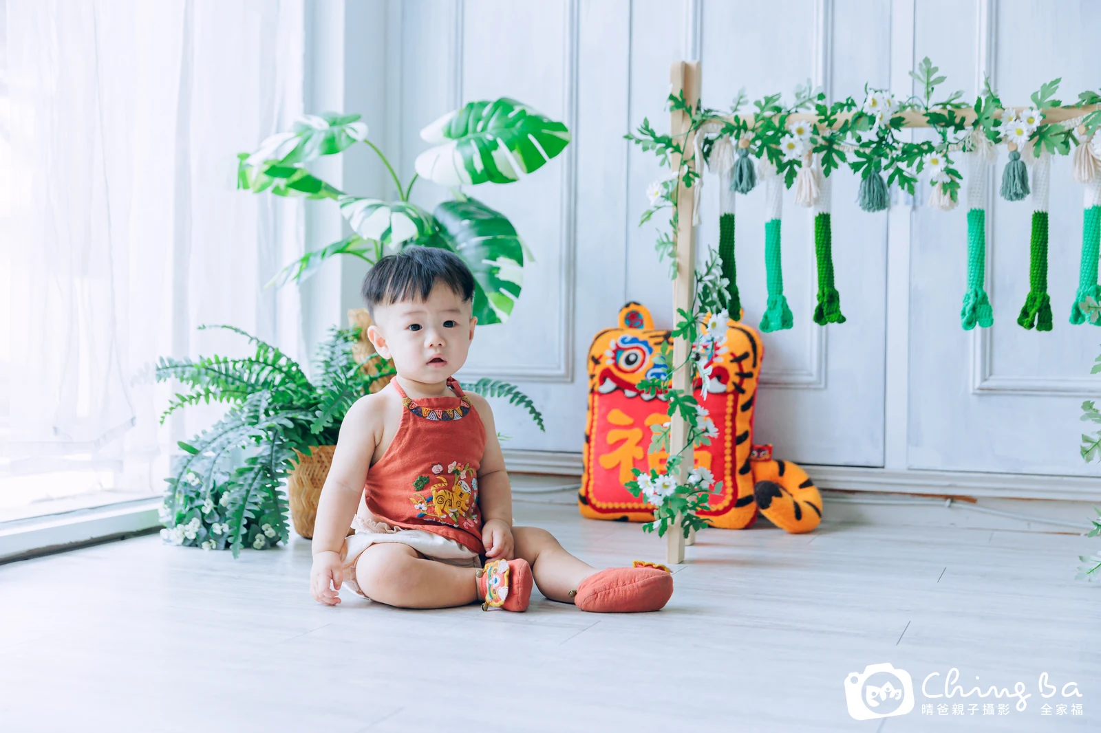 謙的抓周時光——晴爸親子攝影
