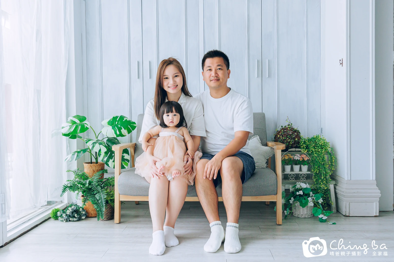 Ellie的台中小家庭抓周拍攝現場