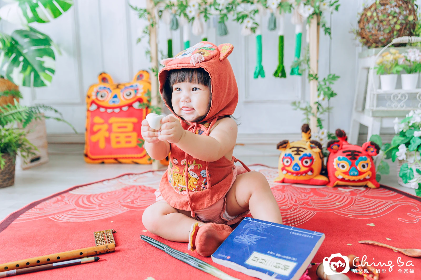 Ellie周歲抓周儀式的紀錄（2023 年秋季・假日場）