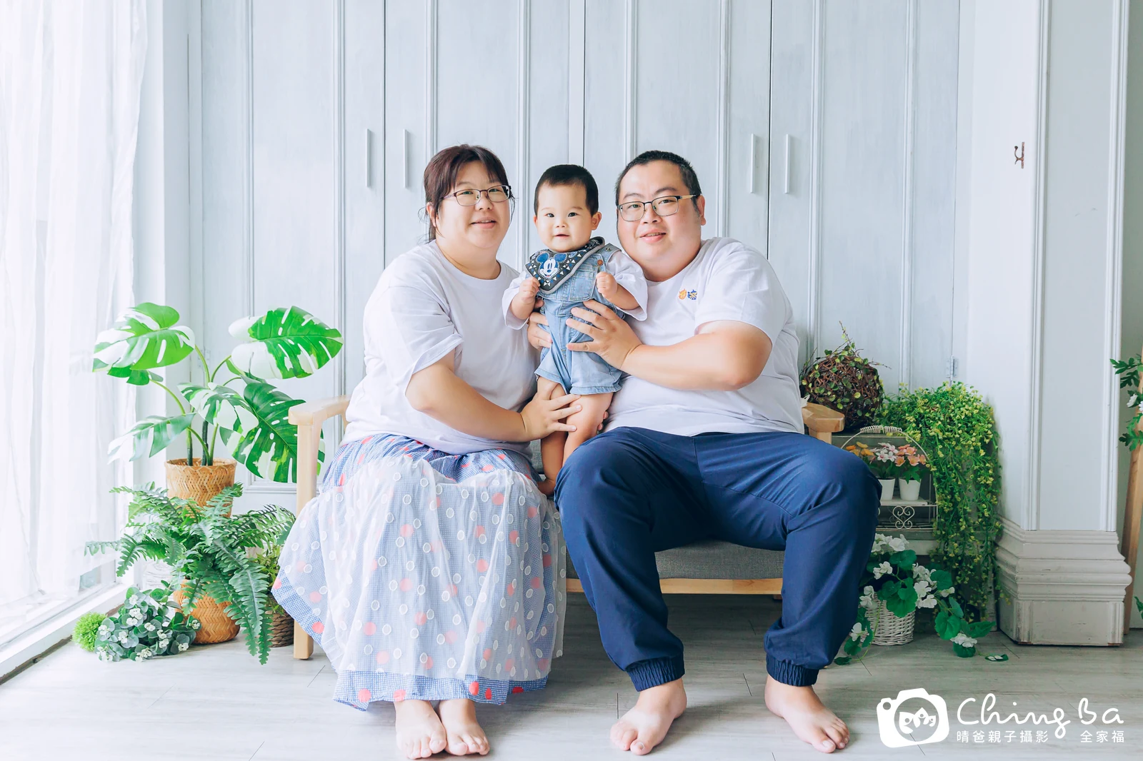 諺 1 歲 1 個月寶貝 台中小家庭抓周紀念照｜晴爸親子攝影