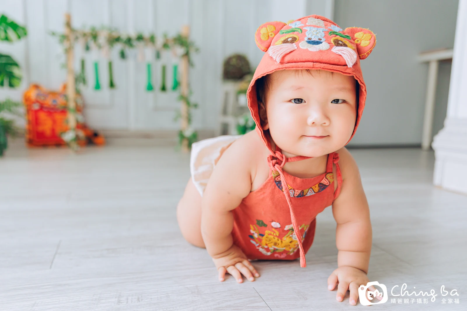 恩恩在台中拍小家庭抓周的珍貴一刻