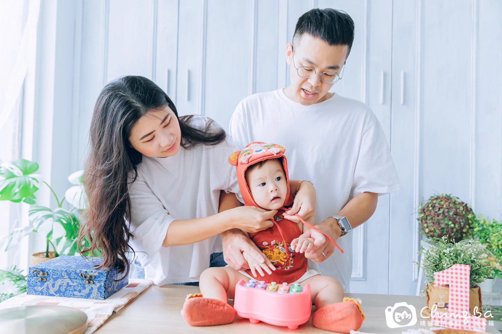 睿睿的抓周時光——晴爸親子攝影