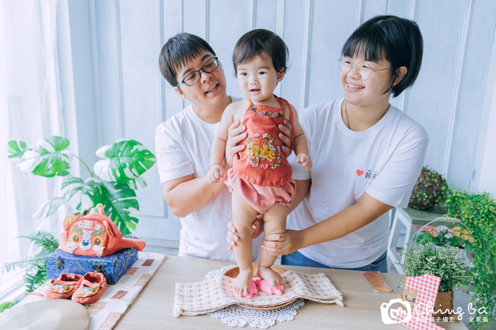 涵涵周歲抓周儀式的紀錄（2023 年秋季・假日場）