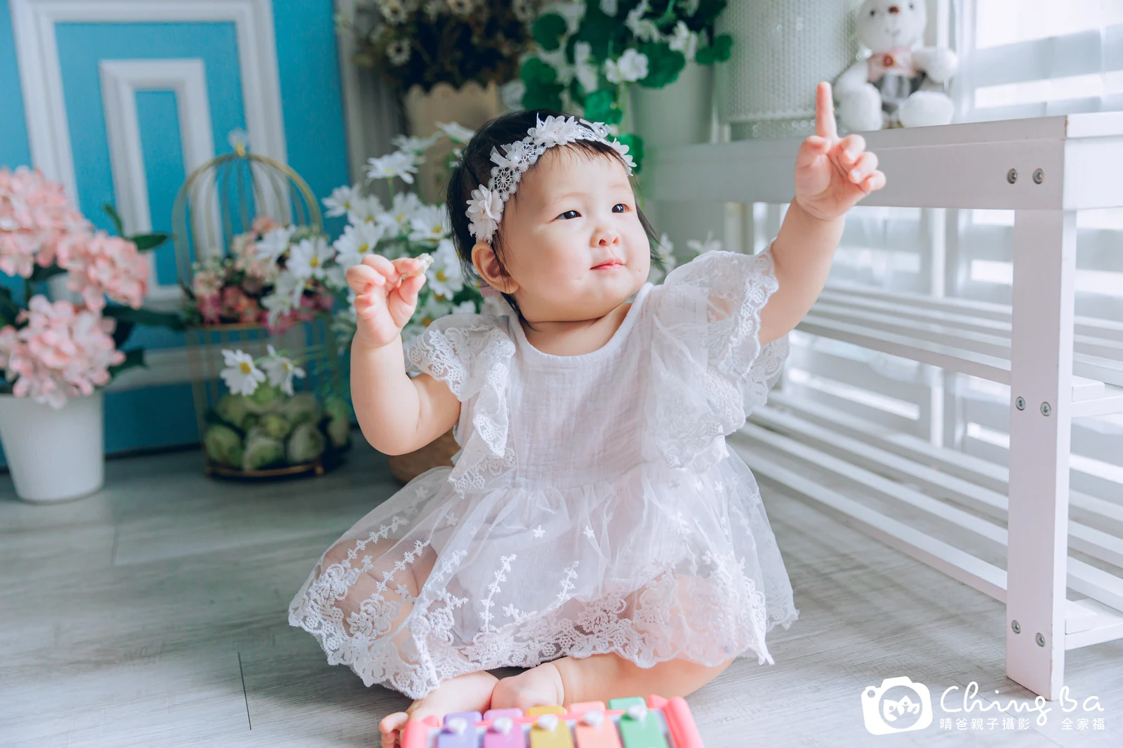 小妞妞的抓周時光——晴爸親子攝影