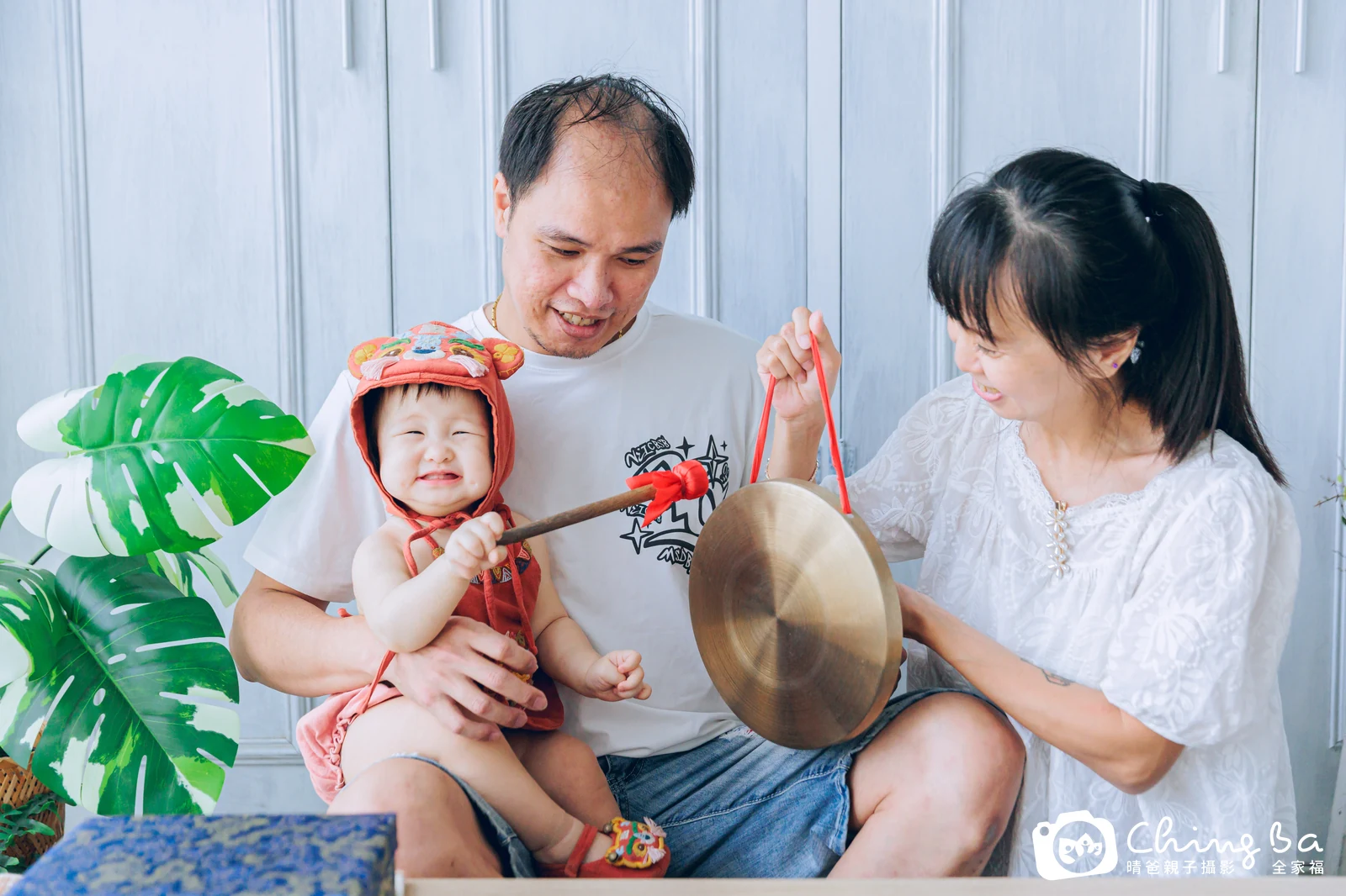 小妞妞的抓周時光——晴爸親子攝影