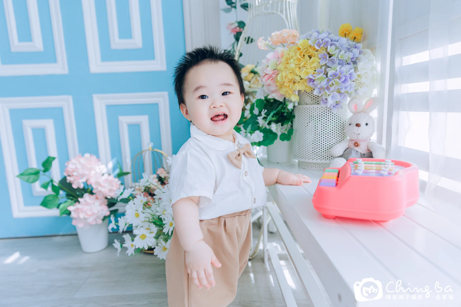 辰辰的抓周時光——晴爸親子攝影