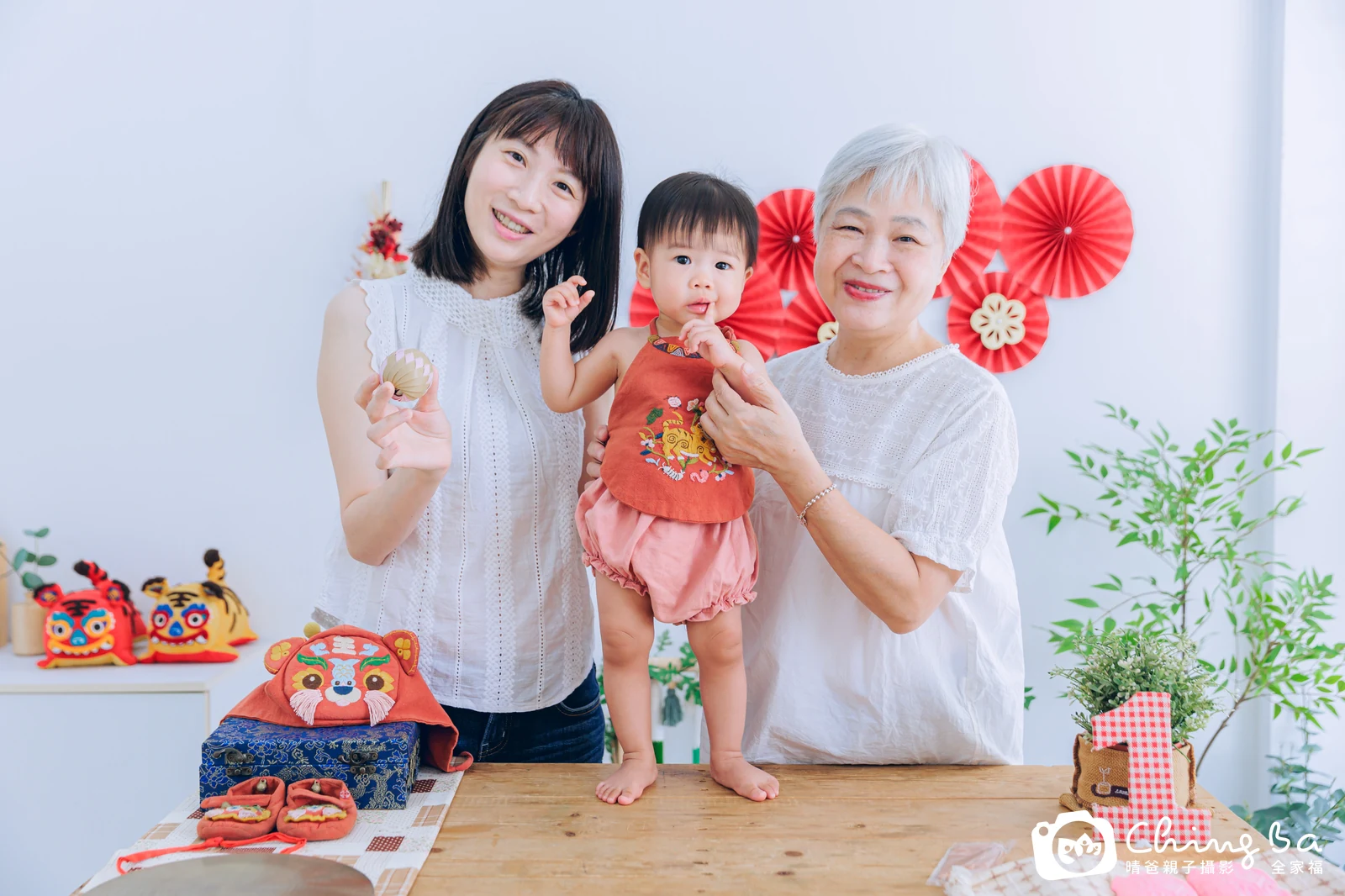 晴周歲抓周儀式的紀錄（2023 年冬季・平日場）