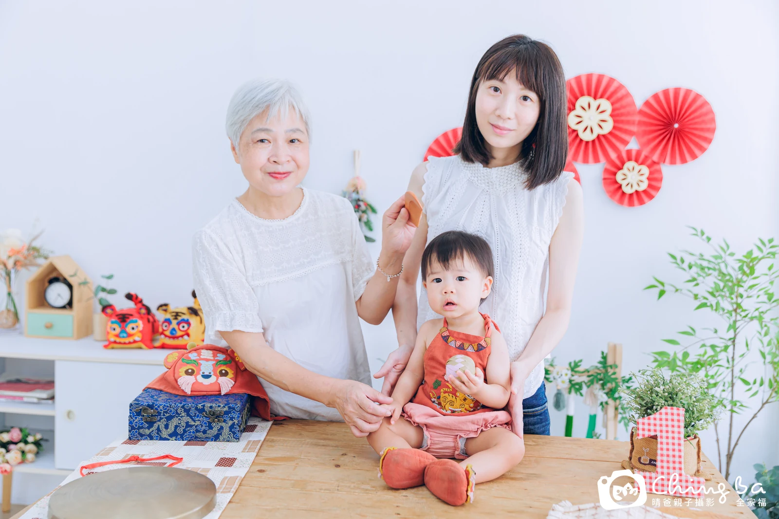 晴的抓周時光——晴爸親子攝影