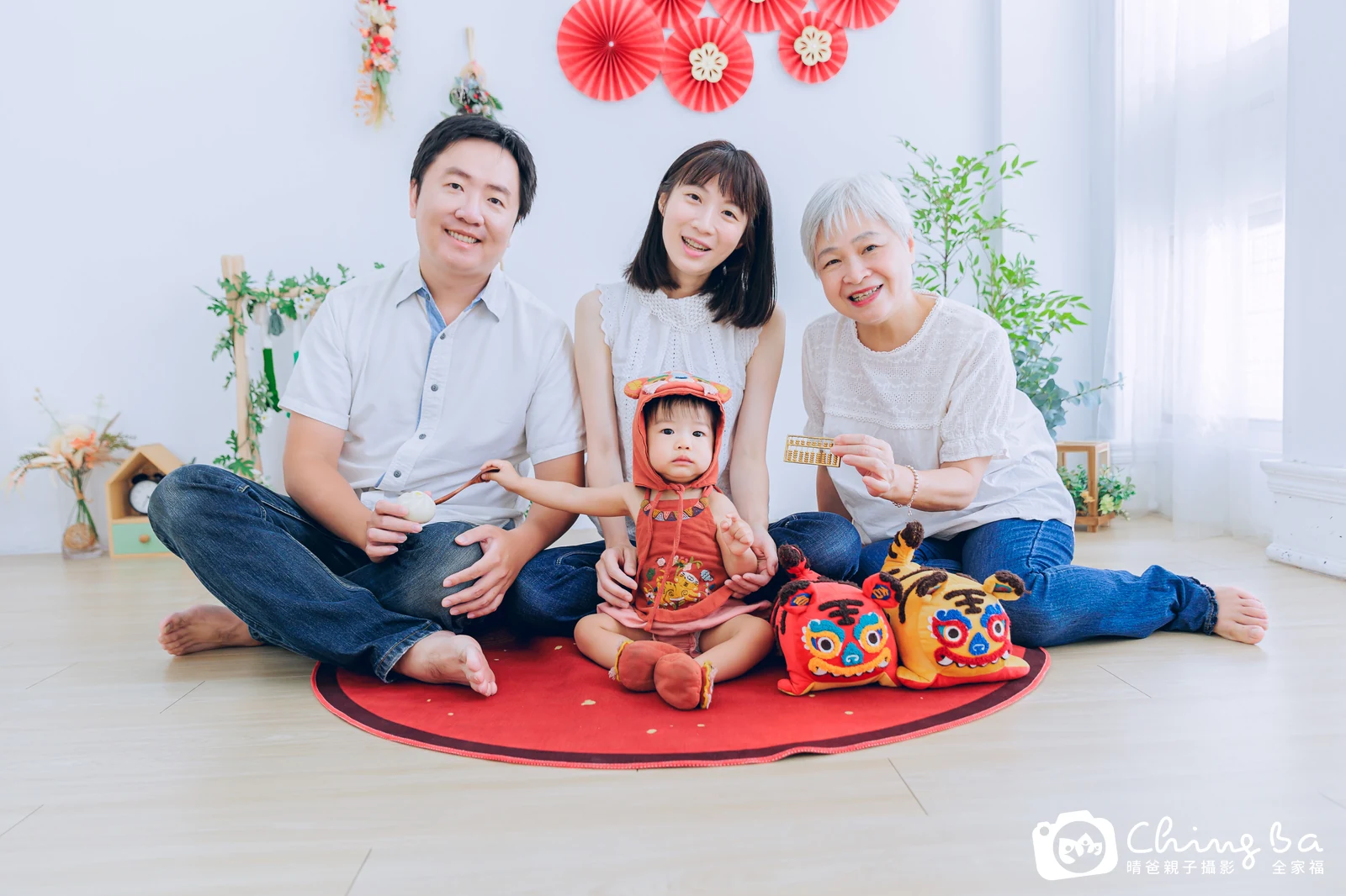 晴寶貝抓周拍攝