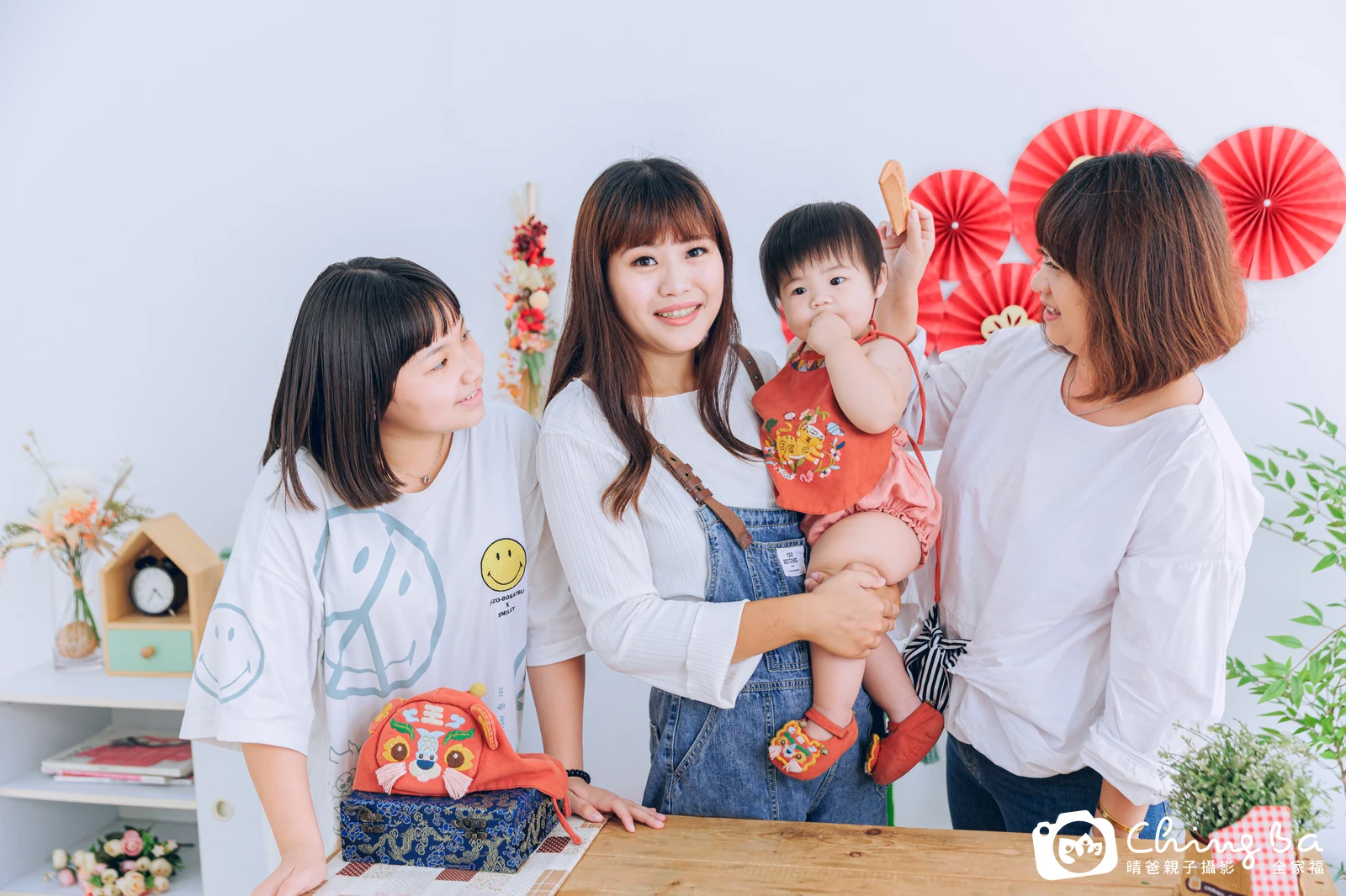 寶妹周歲抓周儀式的紀錄（2023 年冬季・平日場）