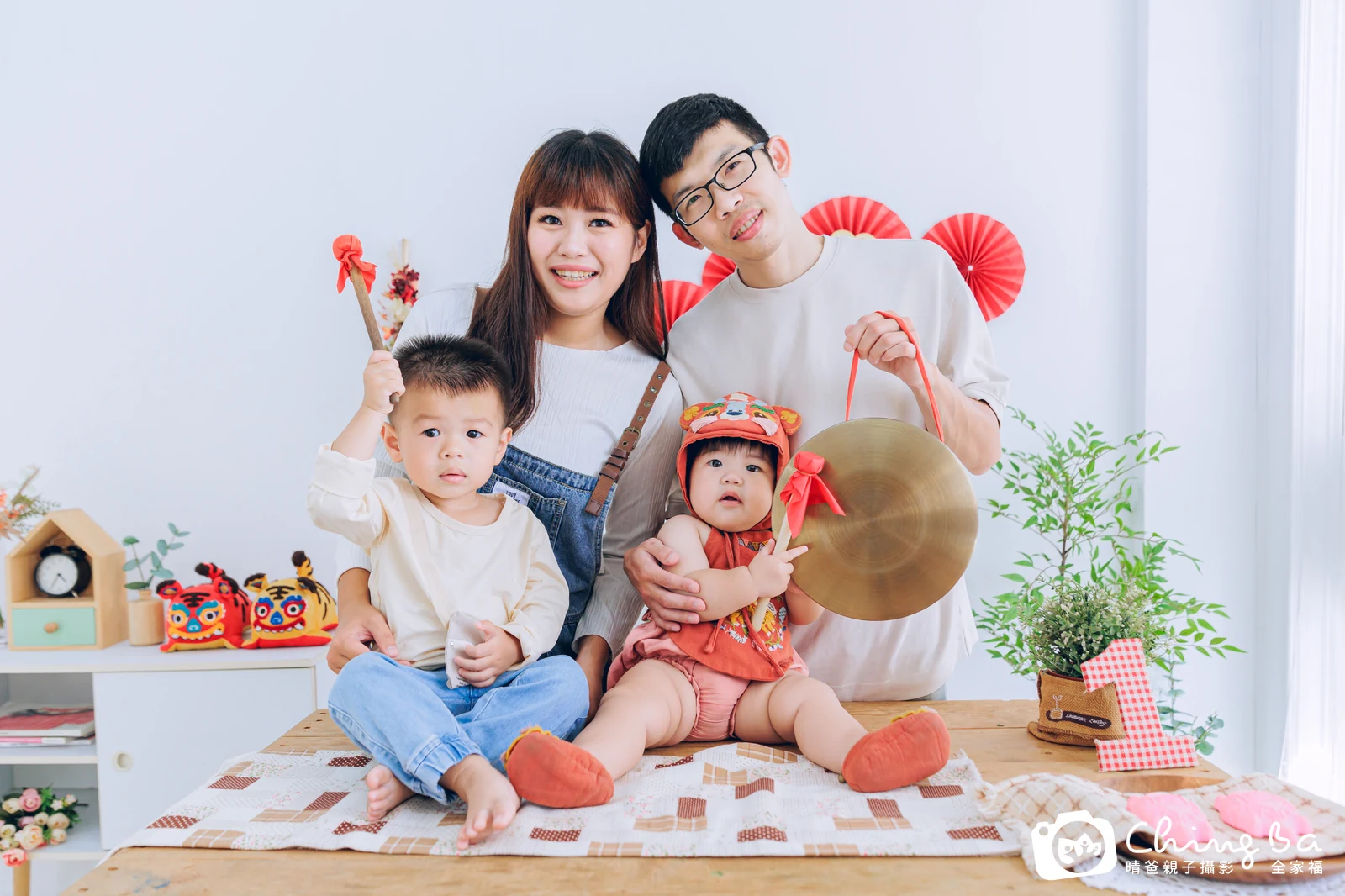 寶妹周歲抓周儀式的紀錄（2023 年冬季・平日場）