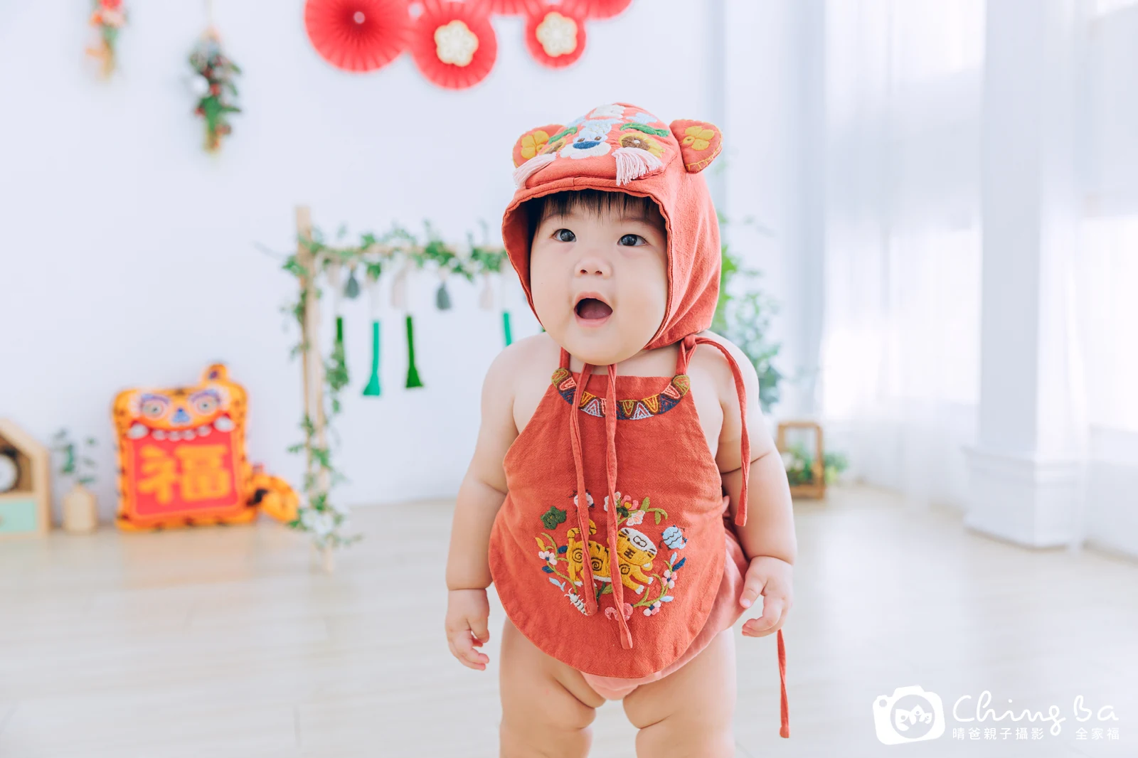 寶妹在台中拍小家庭抓周的珍貴一刻