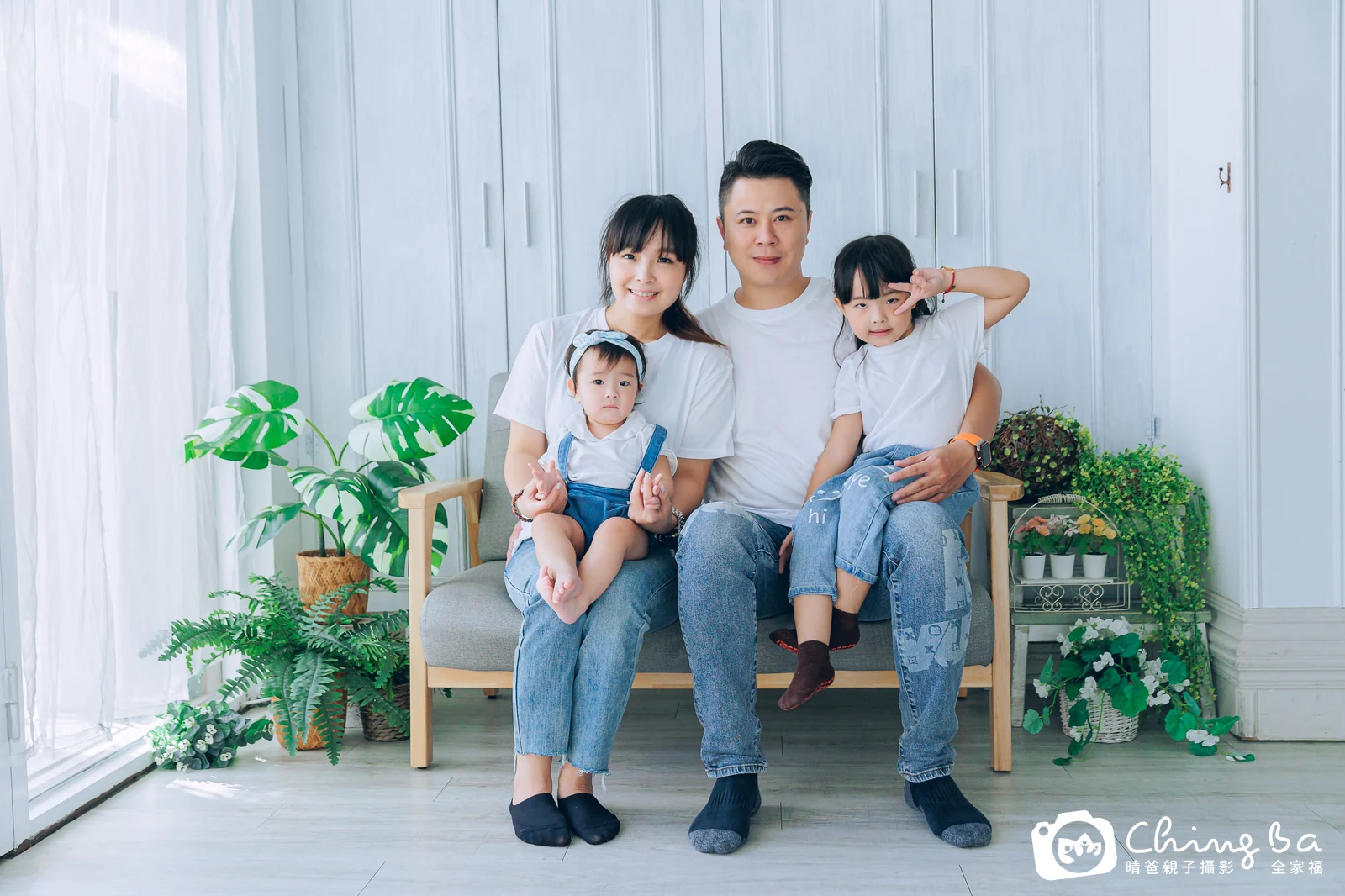 Yuna的台中小家庭抓周拍攝現場