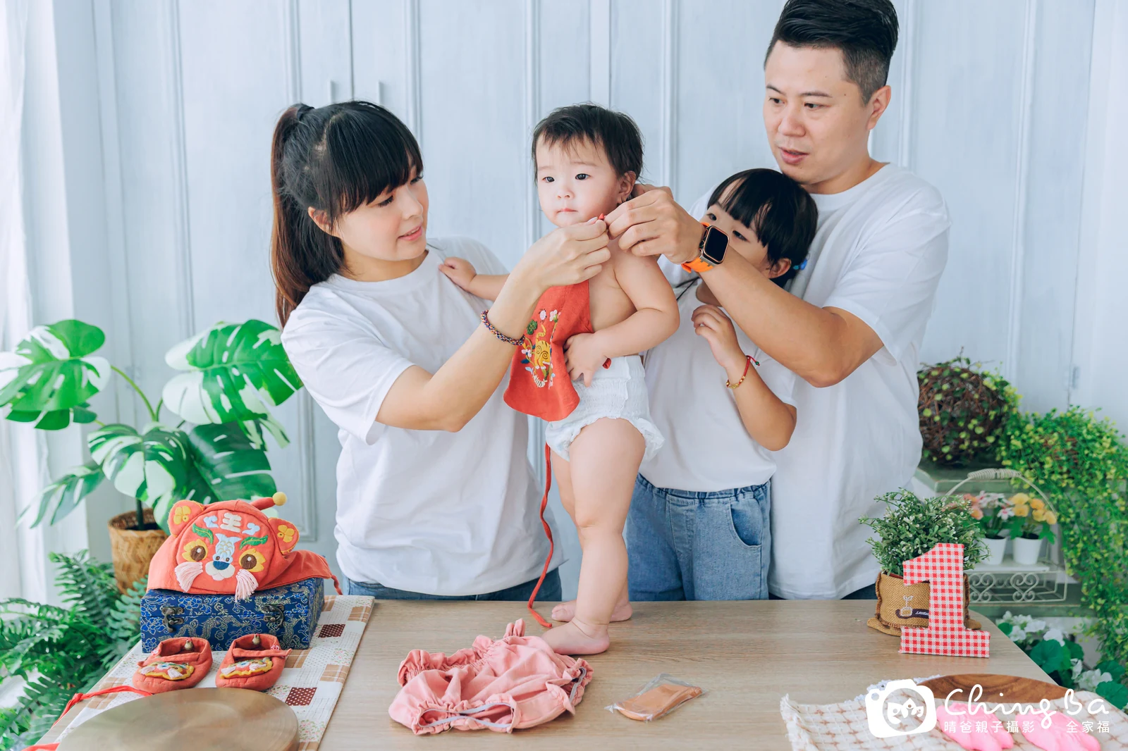 Yuna的抓周時光——晴爸親子攝影
