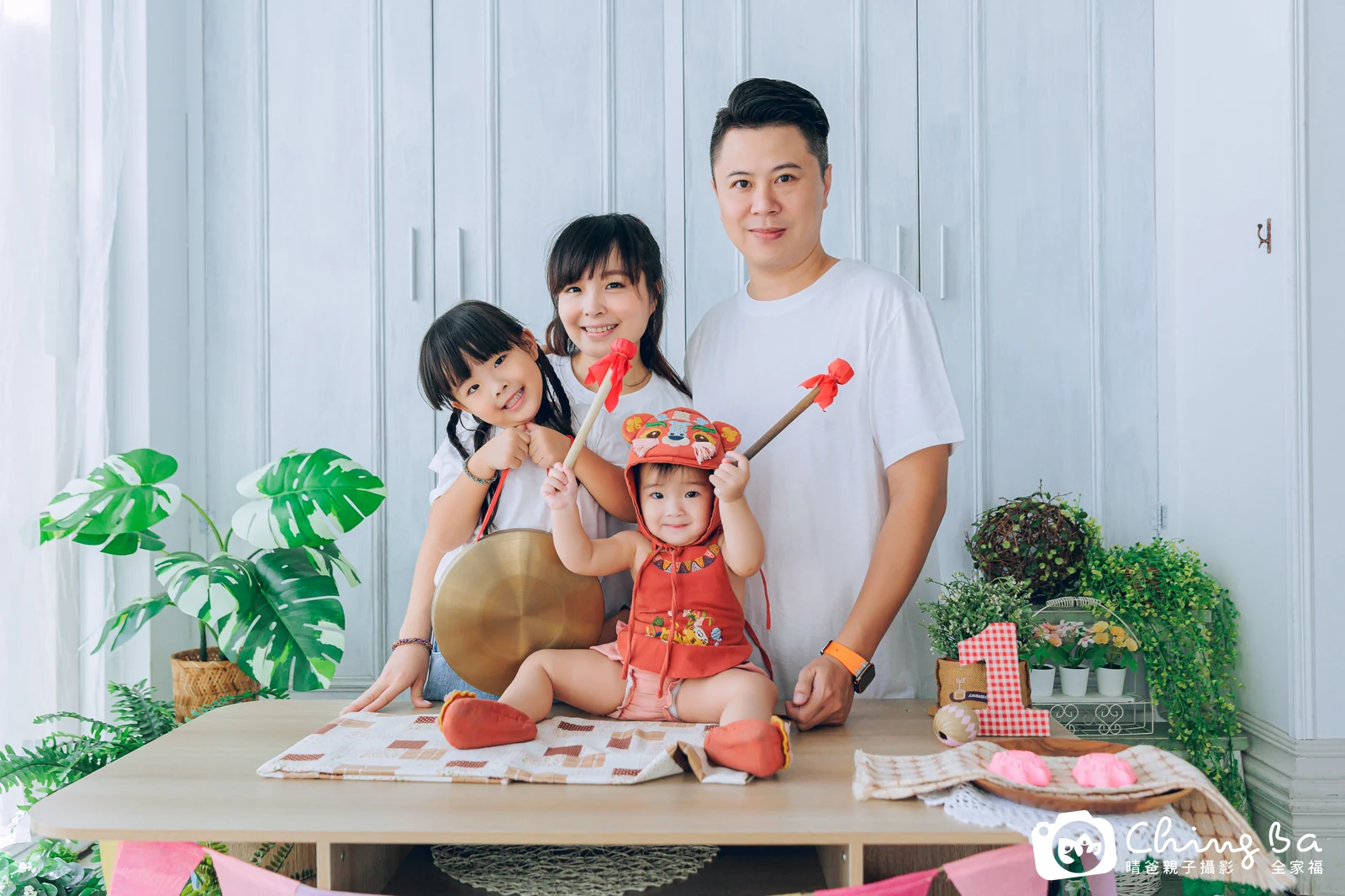 Yuna的抓周時光——晴爸親子攝影