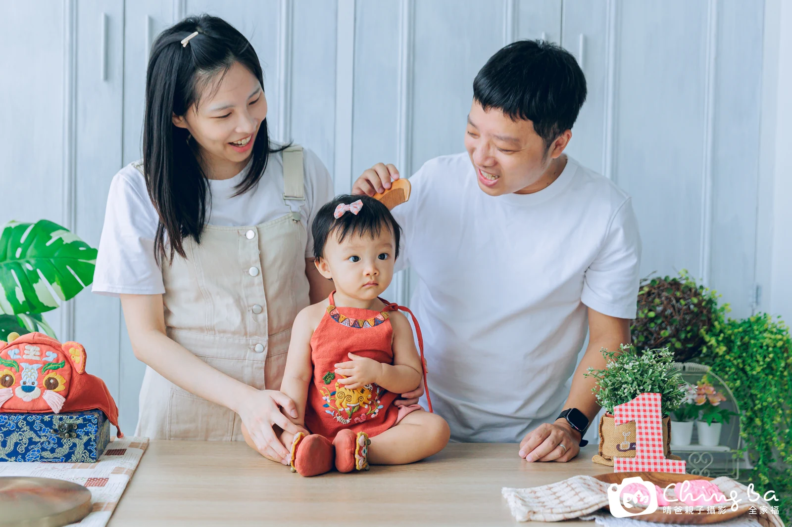 彤彤的抓周時光——晴爸親子攝影